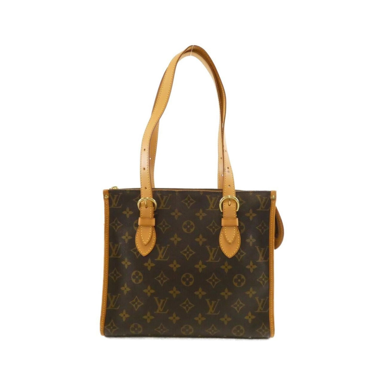 Louis Vuitton Coated Canvas Shoulder Bag: Louis Vuitton Coated Canvas Shoulder Bag A timeless piece from the iconic Louis Vuitton brand, this coated canvas shoulder bag boasts classic brown tones and a structured design that exudes effortless