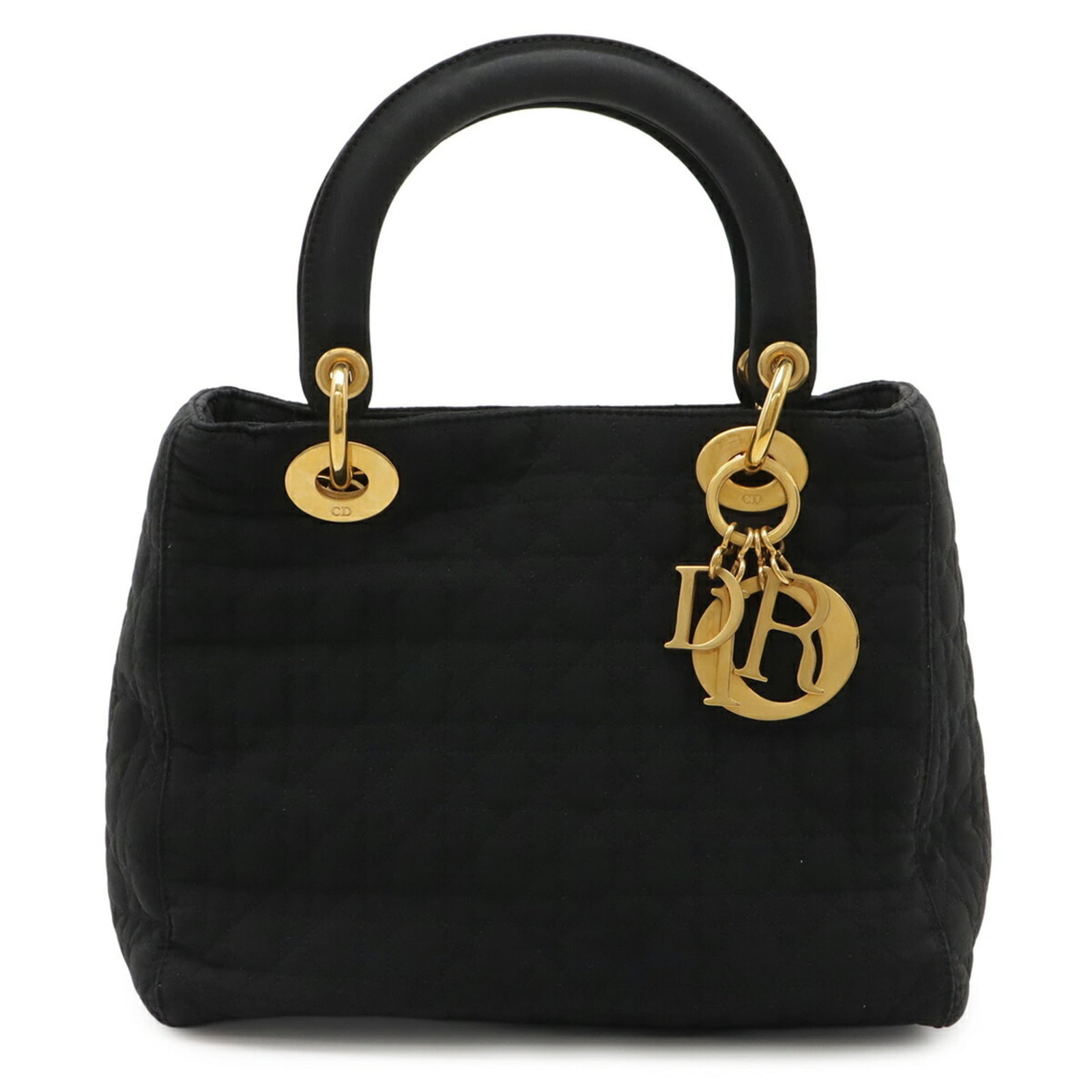 Christian Dior Nylon Handbag: Christian Dior Nylon Handbag A sleek and timeless piece, this Christian Dior Nylon Handbag boasts a chic black finish and durable nylon construction, making it perfect for everyday use. With its compa