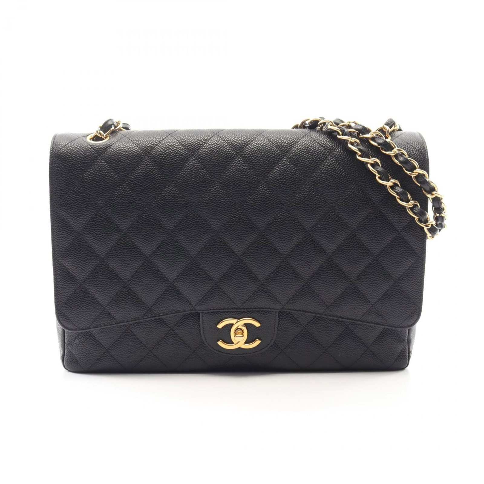 Chanel Leather Shoulder Bag: Chanel Leather Shoulder Bag A timeless Chanel classic, this black leather shoulder bag boasts sleek calfskin construction and elegant gold hardware, exuding sophistication and refinement. With its spa