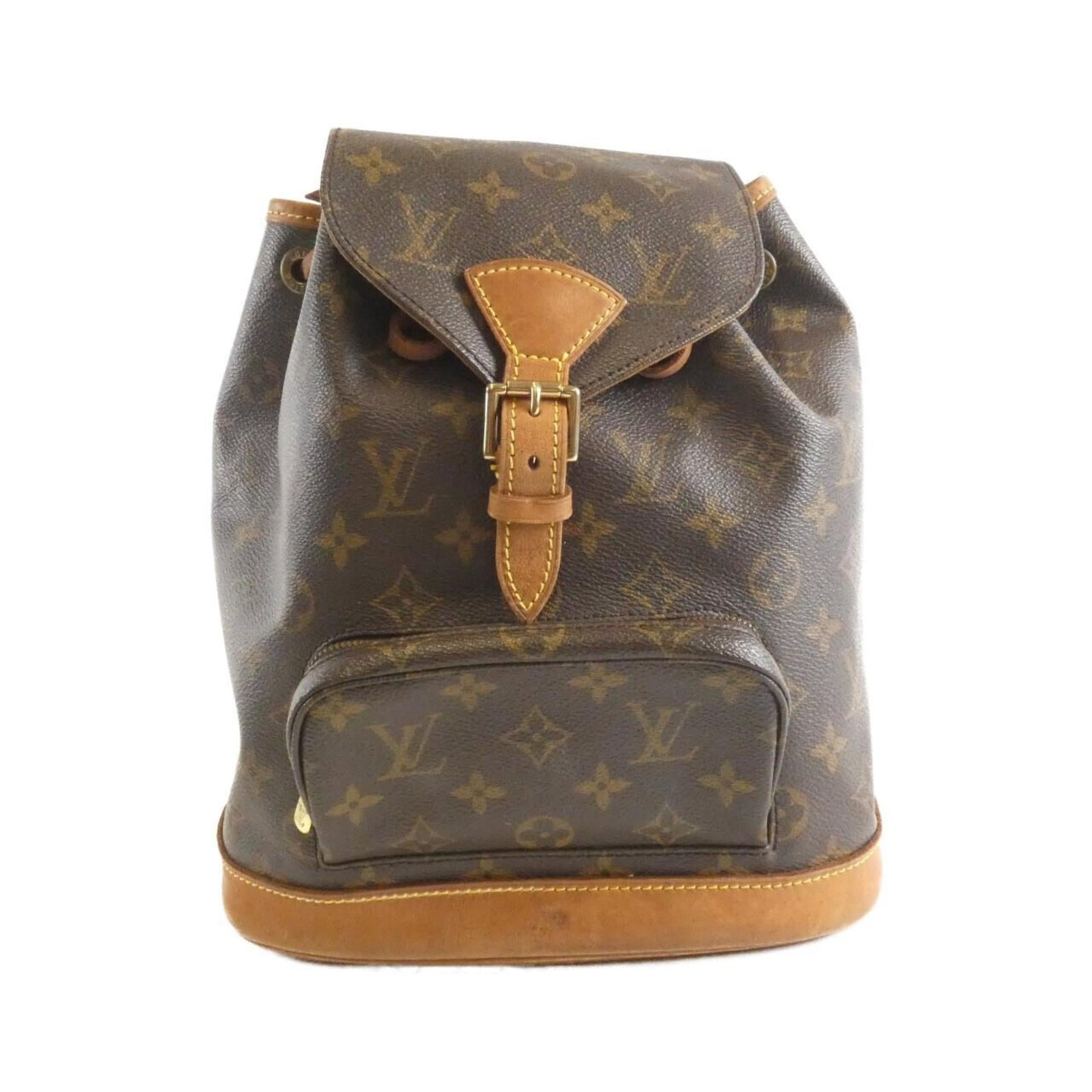 Louis Vuitton Coated Canvas Backpack: Louis Vuitton Coated Canvas Backpack Elevate your daily style with the iconic Louis Vuitton Coated Canvas Backpack, boasting a timeless brown hue and durable coated canvas construction that can withst