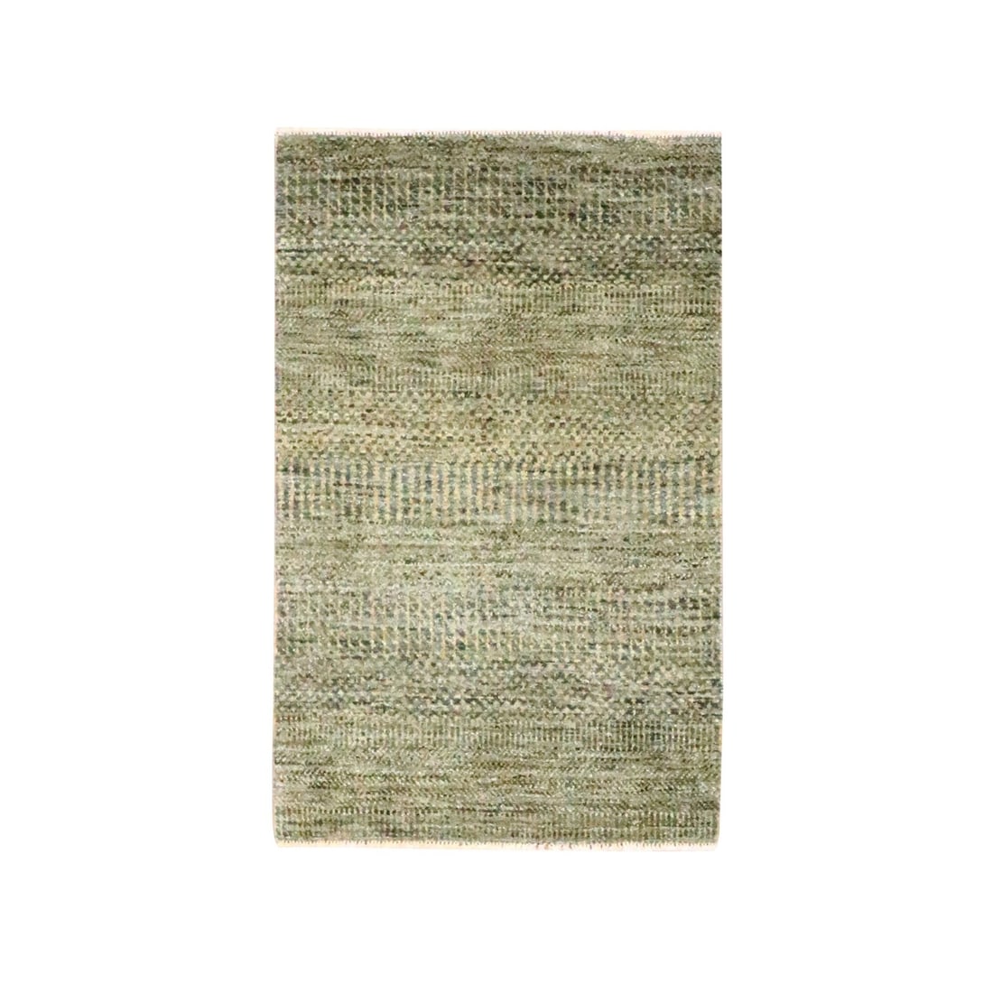 Rug 2'x3' Brown Grass Design Hand Knotted Mat Oriental Small Wool: Rug 2'x3' Brown Grass Design Hand Knotted Mat Oriental Small Wool Experience the rich beauty of Indian craftsmanship with this stunning 2'x3' brown grass design hand-knotted wool mat, expertly woven i