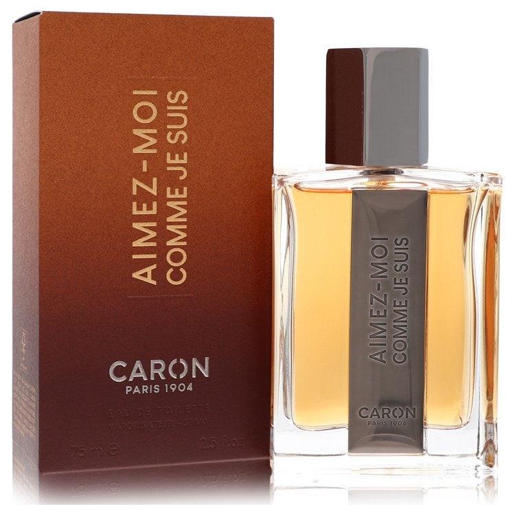 Spray Aimez Moi Comme Je Suis Cologne By Caron Eau De Toilette: Spray Aimez Moi Comme Je Suis Cologne By Caron Eau De Toilette Experience the timeless elegance of Caron's Aimez Moi Comme Je Suis cologne, a rich and sophisticated scent for men that exudes confidenc
