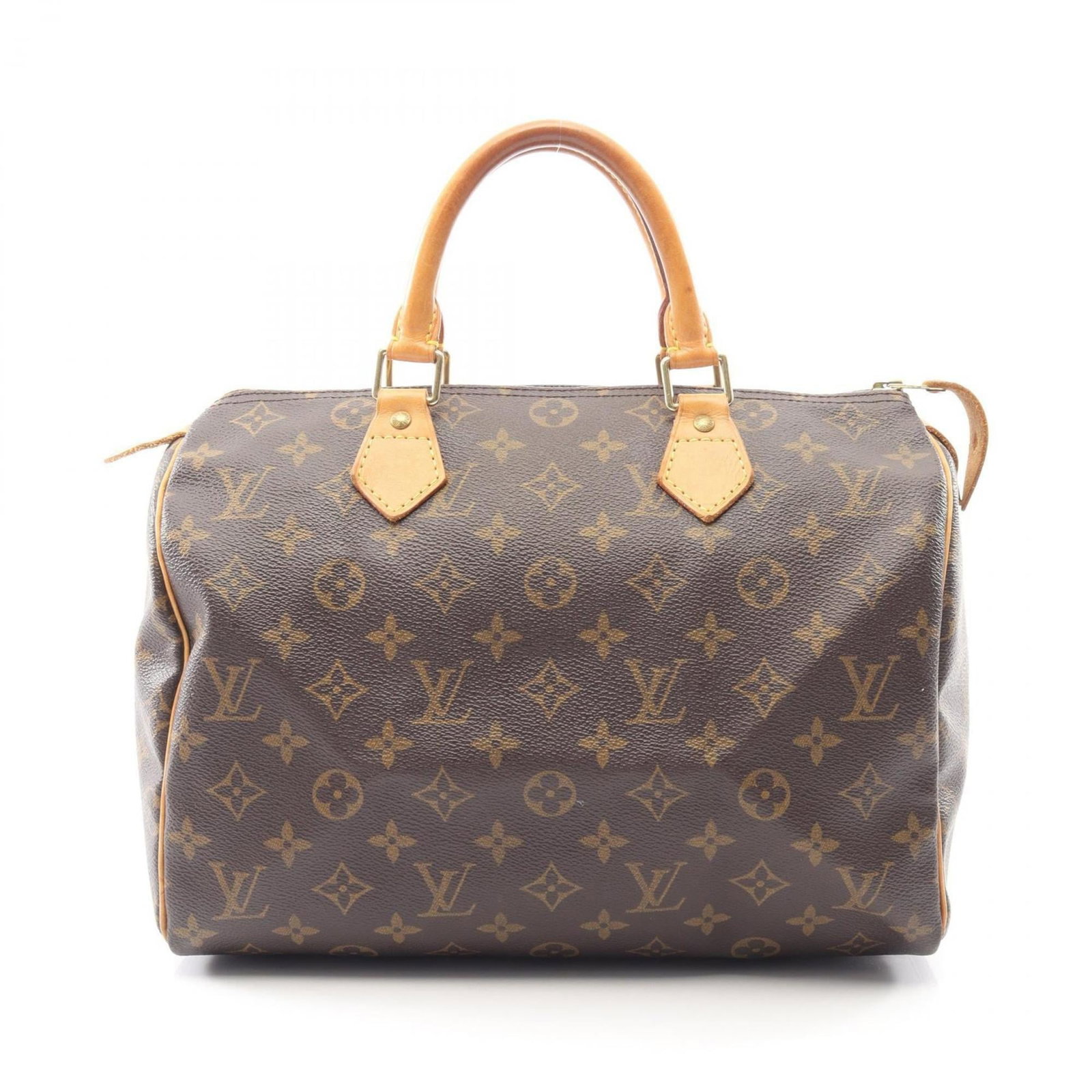 Louis Vuitton Coated Canvas and Leather Handbag: Louis Vuitton Coated Canvas and Leather Handbag A timeless piece from the iconic Louis Vuitton brand, this coated canvas and leather handbag boasts the signature monogram pattern in rich brown hues. W