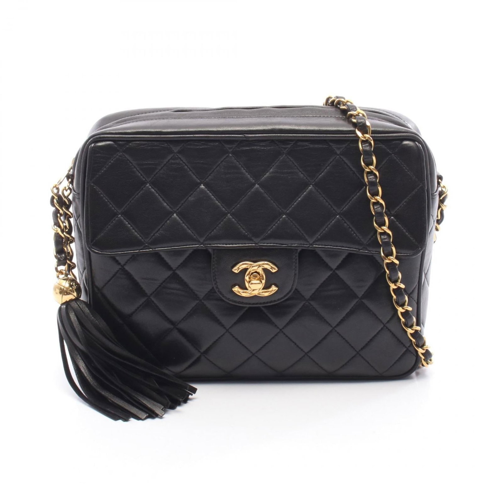 Chanel Leather Shoulder Bag: Chanel Leather Shoulder Bag A timeless Chanel classic, this luxurious lambskin shoulder bag boasts sleek black leather and elegant gold hardware, exuding sophistication and refinement. With its spacio