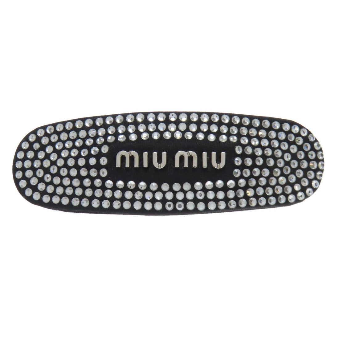 MIUMIU Rhinestone Valletta Canvas: MIUMIU Rhinestone Valletta Canvas Elevate your style with the MIUMIU Rhinestone Valletta Canvas, a statement piece that shines with intricate rhinestones and sleek canvas design. Crafted from high-qua