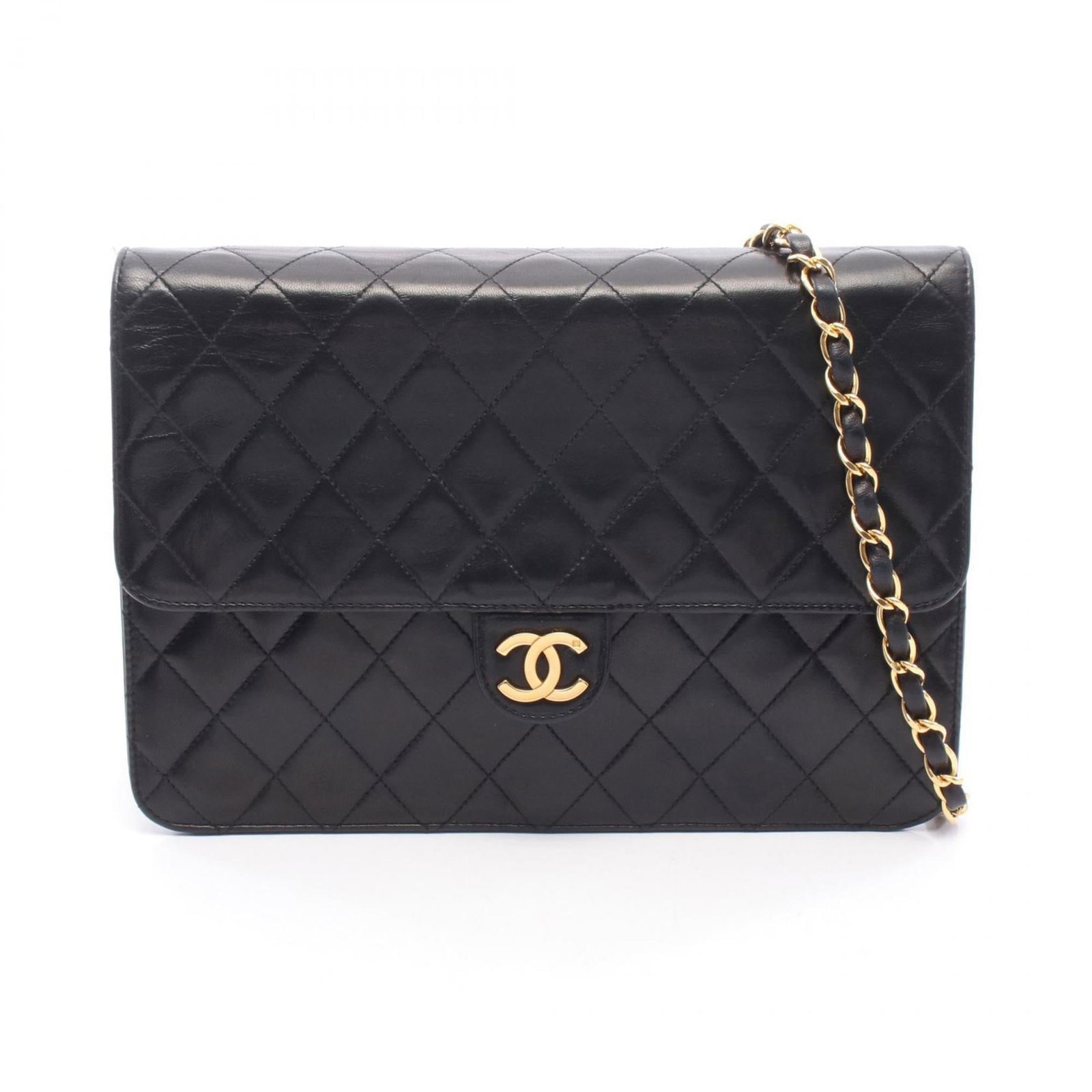 Chanel Leather Shoulder Bag: Chanel Leather Shoulder Bag A timeless piece from the iconic Chanel brand, this luxurious lambskin shoulder bag boasts sleek black leather and gold hardware, exuding classic sophistication. With its s