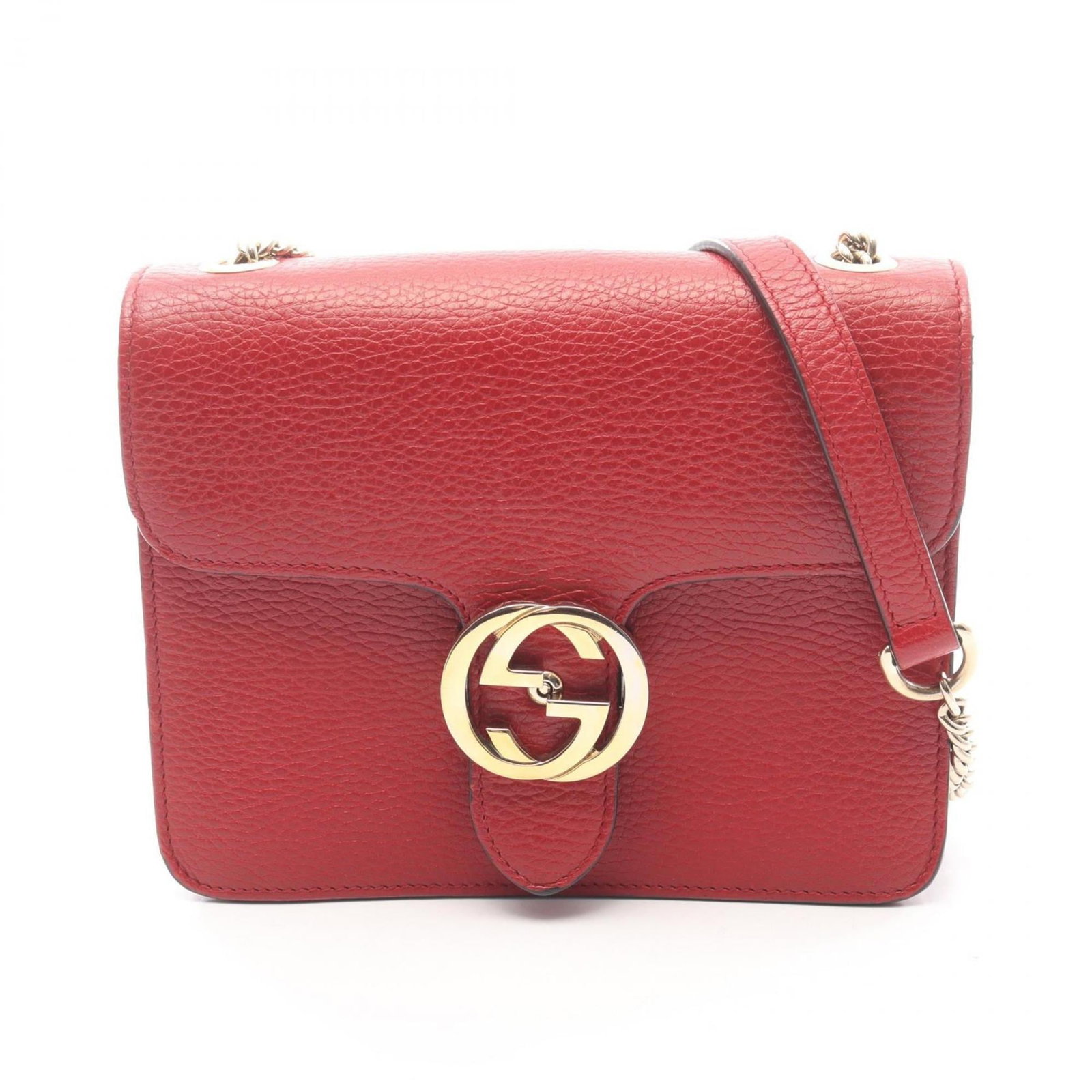 Gucci Leather Shoulder Bag: Gucci Leather Shoulder Bag Experience the timeless elegance of Gucci with this stunning red leather shoulder bag, boasting classic design and premium quality. With its rich, vibrant color and supple l