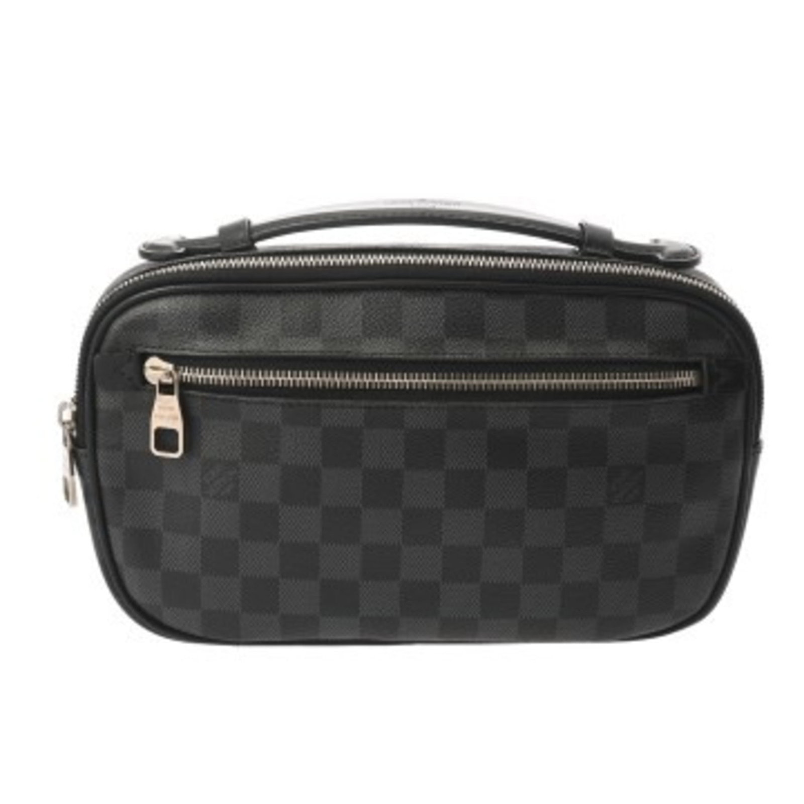 Louis Vuitton Damier Graphite Sling Bag: Louis Vuitton Damier Graphite Sling Bag A sleek and sophisticated accessory for the modern man, this Louis Vuitton Damier Graphite Sling Bag boasts the iconic brand's signature Damier Graphite pattern