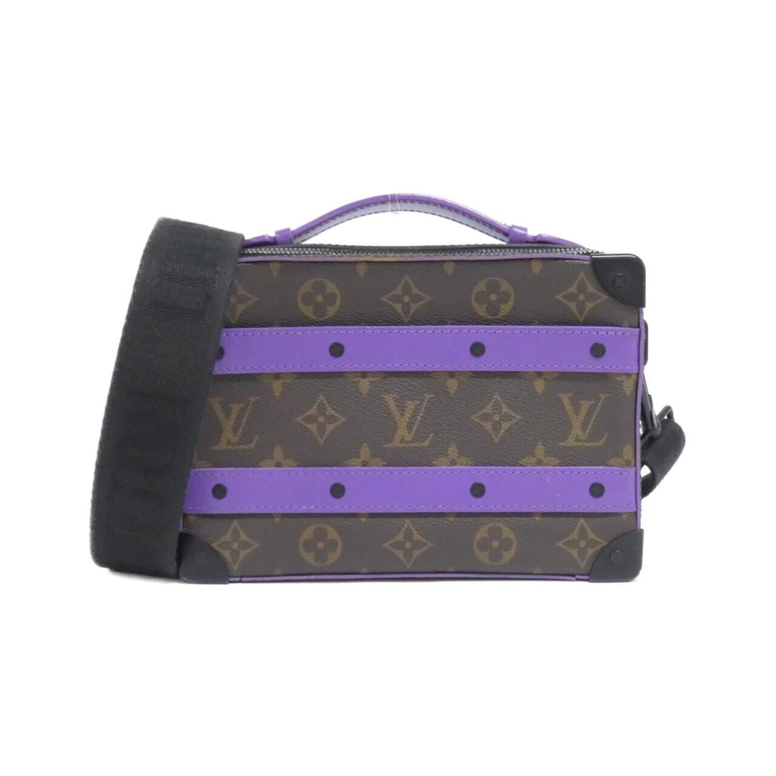 Louis Vuitton Coated Canvas Shoulder Bag: Louis Vuitton Coated Canvas Shoulder Bag A timeless piece from the iconic Louis Vuitton collection, this coated canvas shoulder bag boasts a classic design with a rich, luxurious feel. With its signat