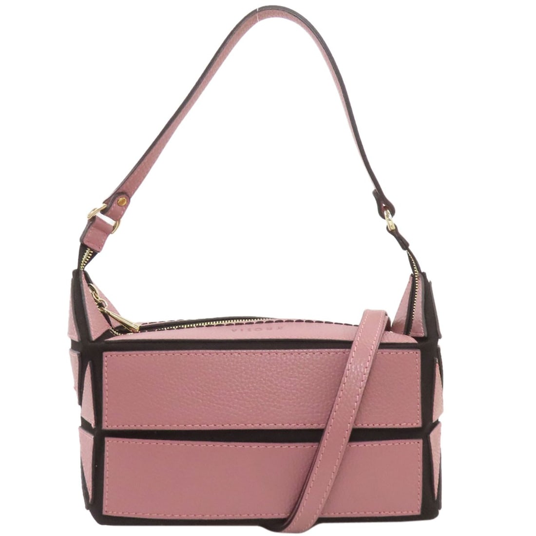 Leather PLINIO VISONA ORIGAMI 2WAY Handbag: Leather PLINIO VISONA ORIGAMI 2WAY Handbag Experience the perfect blend of Italian style and feminine charm with this stunning Leather PLINIO VISONA ORIGAMI 2WAY Handbag, crafted from high-quality