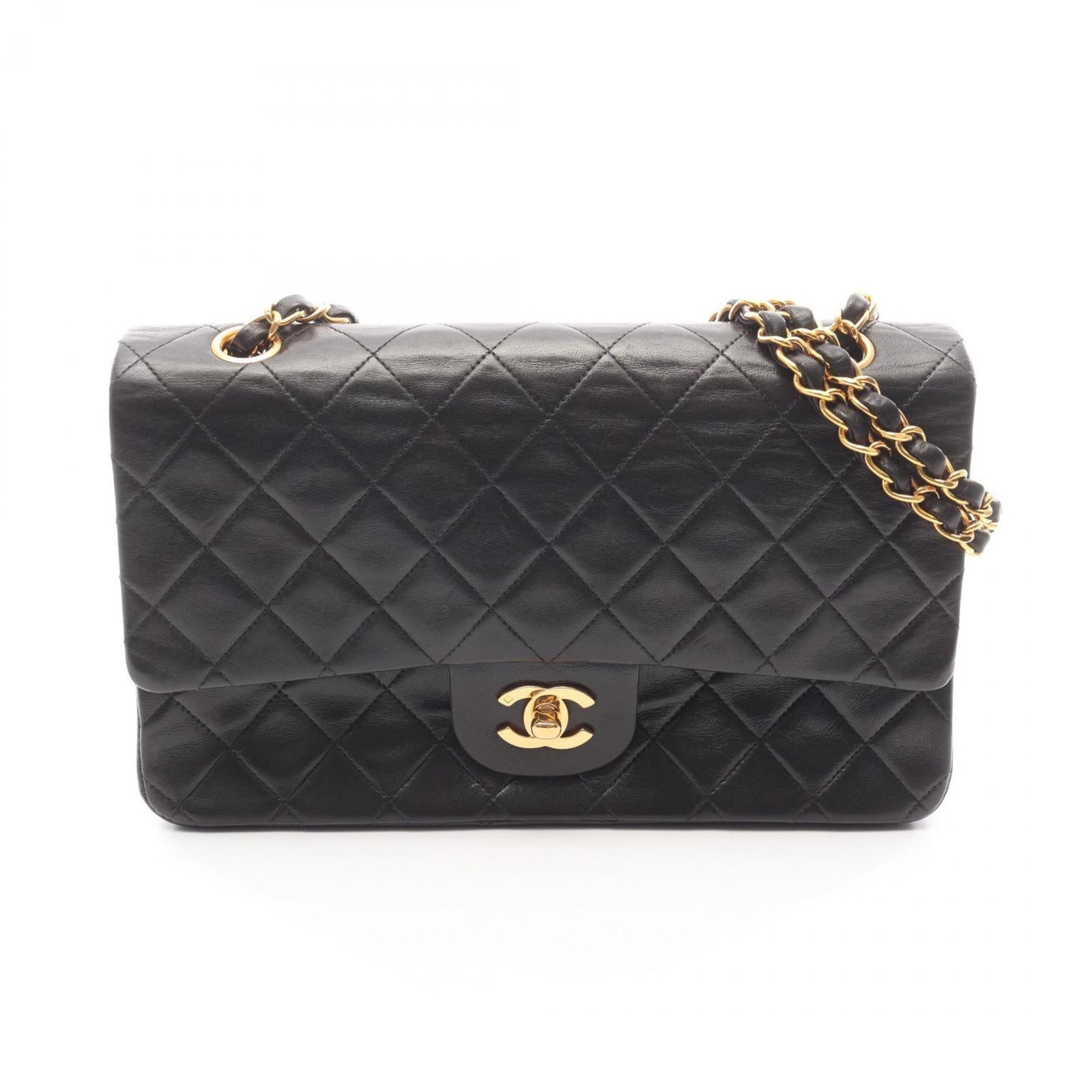 Chanel Leather Shoulder Bag: Chanel Leather Shoulder Bag A timeless Chanel classic, this luxurious lambskin shoulder bag boasts sleek black leather and clean lines that exude sophistication. With its compact size and elegant desi