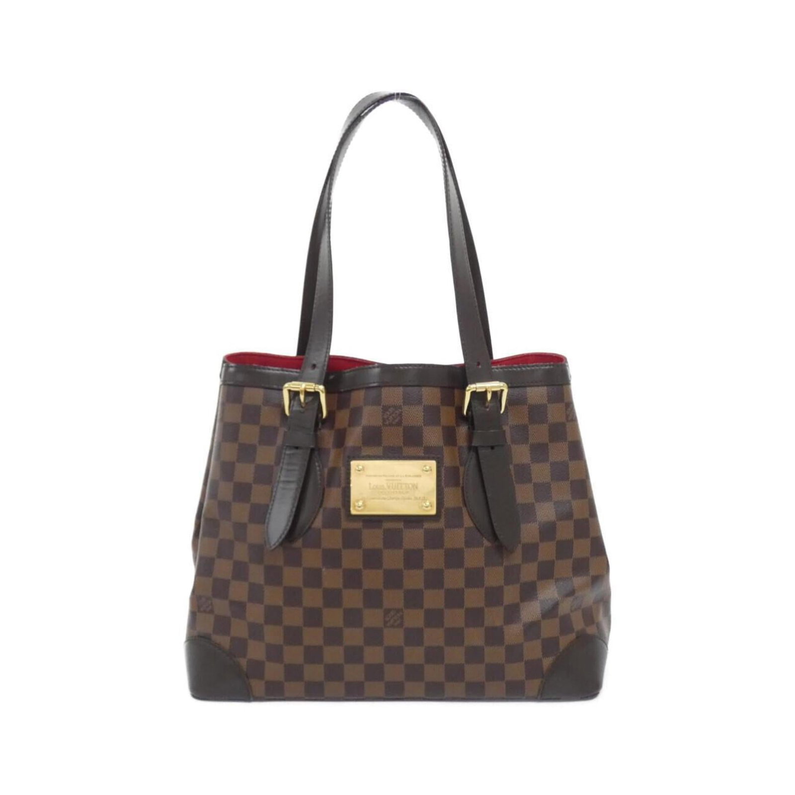 Louis Vuitton Coated Canvas Handbag: Louis Vuitton Coated Canvas Handbag A timeless piece of luxury, this Louis Vuitton Coated Canvas Handbag boasts the iconic Ebene pattern and gold hardware, exuding effortless chic. With its spacious i