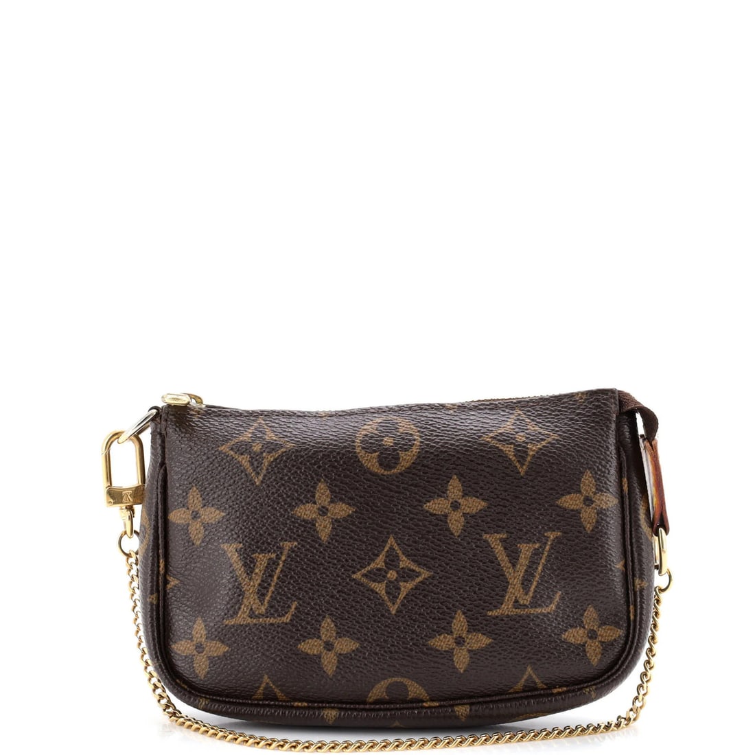 Mini Louis Vuitton Pochette Accessoires Monogram Canvas: Mini Louis Vuitton Pochette Accessoires Monogram Canvas A miniature masterpiece from the iconic Louis Vuitton brand, this Mini Pochette Accessoires Monogram Canvas is a stylish and compact clutch that