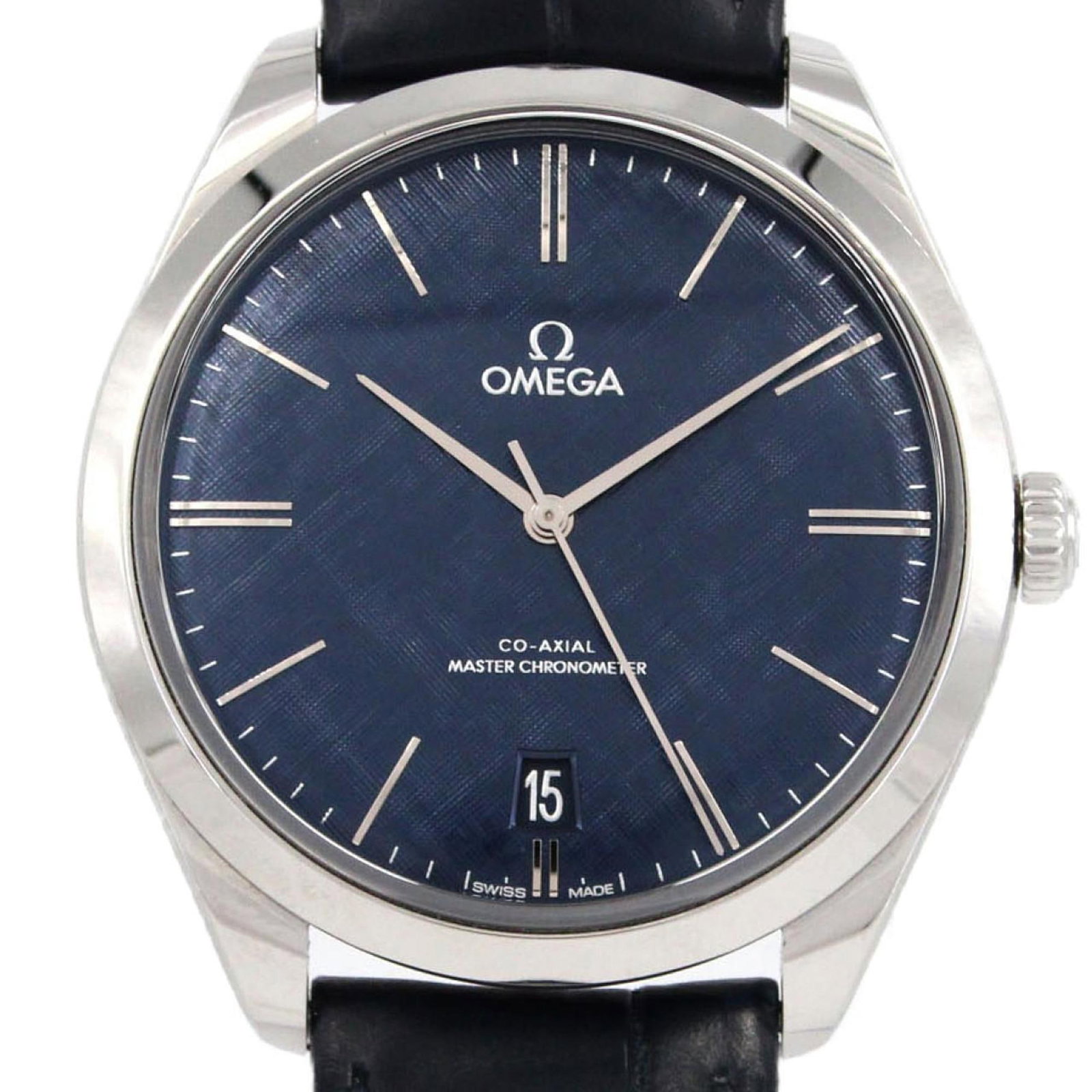 Wristwatch Omega: Wristwatch Omega A sleek and stylish Omega wristwatch, boasting a 40mm stainless steel case and vibrant blue dial, is up for grabs. With its durable construction and classic design, this watch is perf