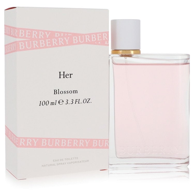 Burberry Her Blossom Eau de Toilette Spray: Burberry Her Blossom Eau de Toilette Spray Indulge in the sweet, floral scent of Burberry Her Blossom Eau de Toilette Spray, a timeless and sophisticated perfume for women. With its 3.3 oz size and 50