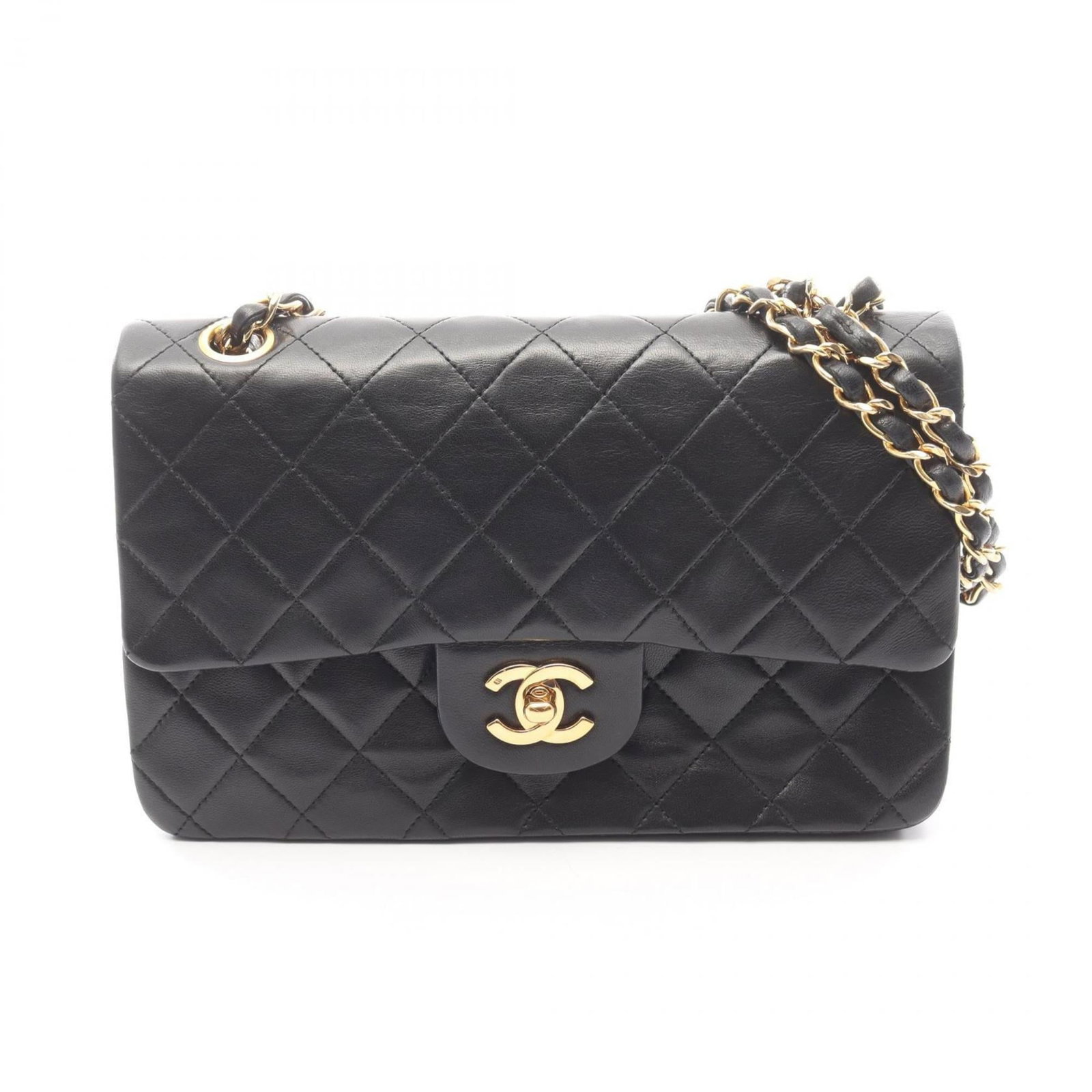 Chanel Leather Shoulder Bag: Chanel Leather Shoulder Bag A timeless and sophisticated accessory, this Chanel leather shoulder bag boasts classic design elements with luxurious lambskin material in sleek black. With its compact si