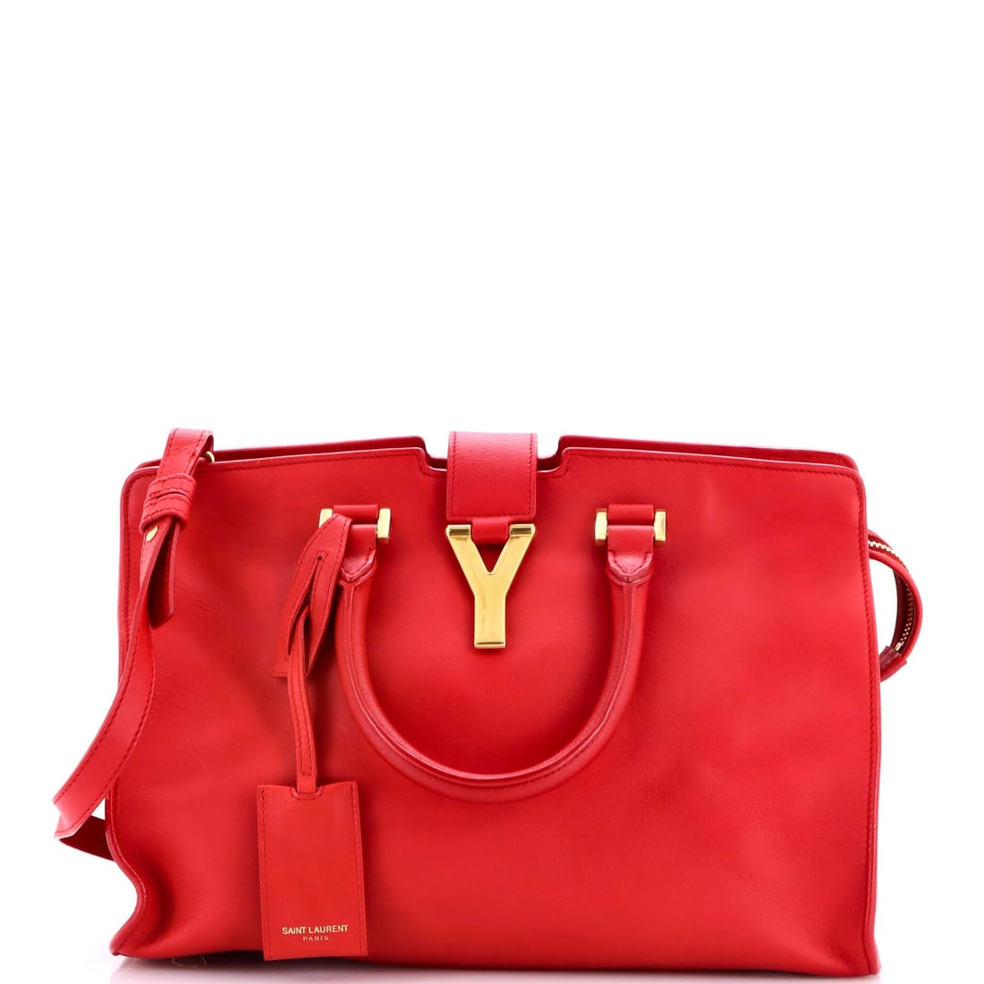 Saint Laurent Small Classic Y Cabas Leather: Saint Laurent Small Classic Y Cabas Leather A rare opportunity to own a piece of luxury, the Saint Laurent Small Classic Y Cabas Leather is a timeless satchel that exudes sophistication and elegance.