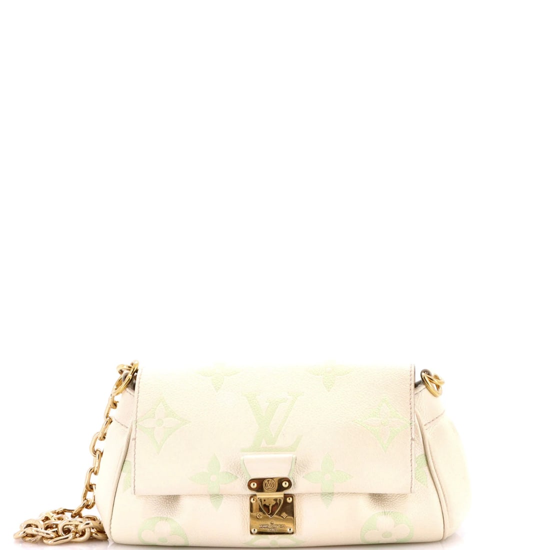 Louis Vuitton Favorite NM Bicolor Monogram Empreinte Giant Handbag: Louis Vuitton Favorite NM Bicolor Monogram Empreinte Giant Handbag Experience the iconic style of Louis Vuitton with this Favorite NM Bicolor Monogram Empreinte Giant Handbag, boasting a neutral exter