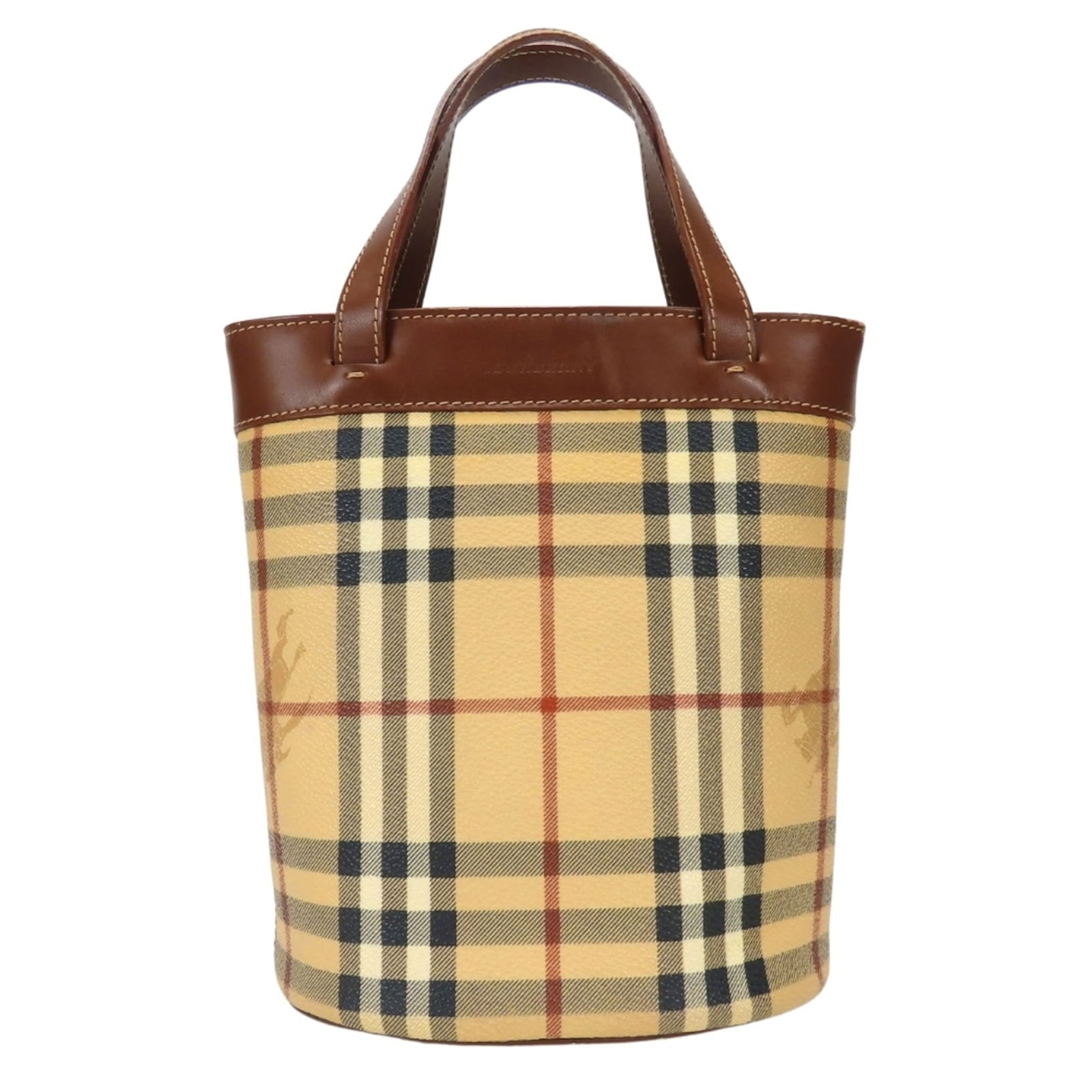 Burberry Leather Handbag: Burberry Leather Handbag A timeless Burberry leather handbag in beautiful beige brown, boasting classic craftsmanship and understated elegance. With its spacious interior and structured design, this v
