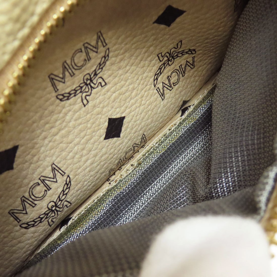 MCM Logo PVC Daypack Backpack - 12