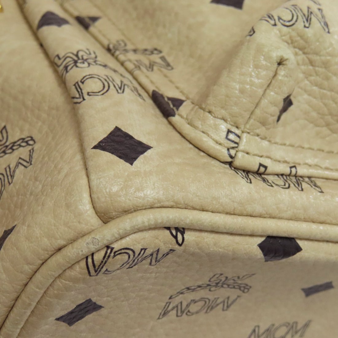 MCM Logo PVC Daypack Backpack - 20