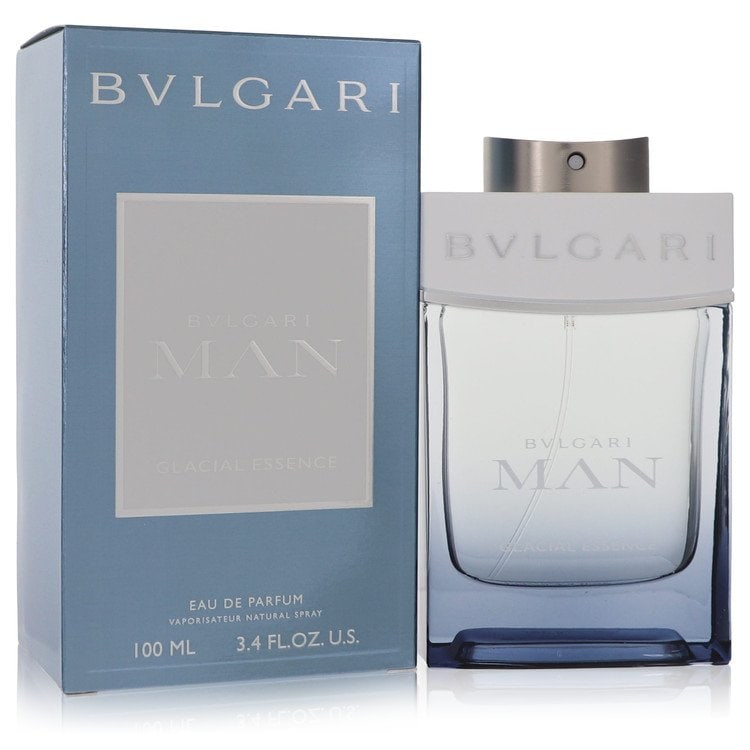 Bvlgari Man Glacial Essence Cologne by Bvlgari Eau de Parfum Spray: Bvlgari Man Glacial Essence Cologne by Bvlgari Eau de Parfum Spray Experience the invigorating essence of Bvlgari Man Glacial Essence, a refreshing eau de parfum spray that combines crisp bergamot and