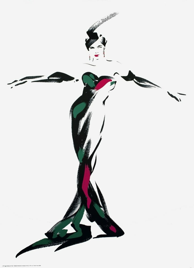 Bla MICHEL CANETTI Lucia 54.75" x 39.25" Serigraph 1989 Contemporary Multicolor: Bla MICHEL CANETTI Lucia 54.75" x 39.25" Serigraph 1989 Contemporary Multicolor Michel Canetti's vibrant serigraph, Lucia, is a stunning piece of 1989 contemporary art that showcases the artist's mast