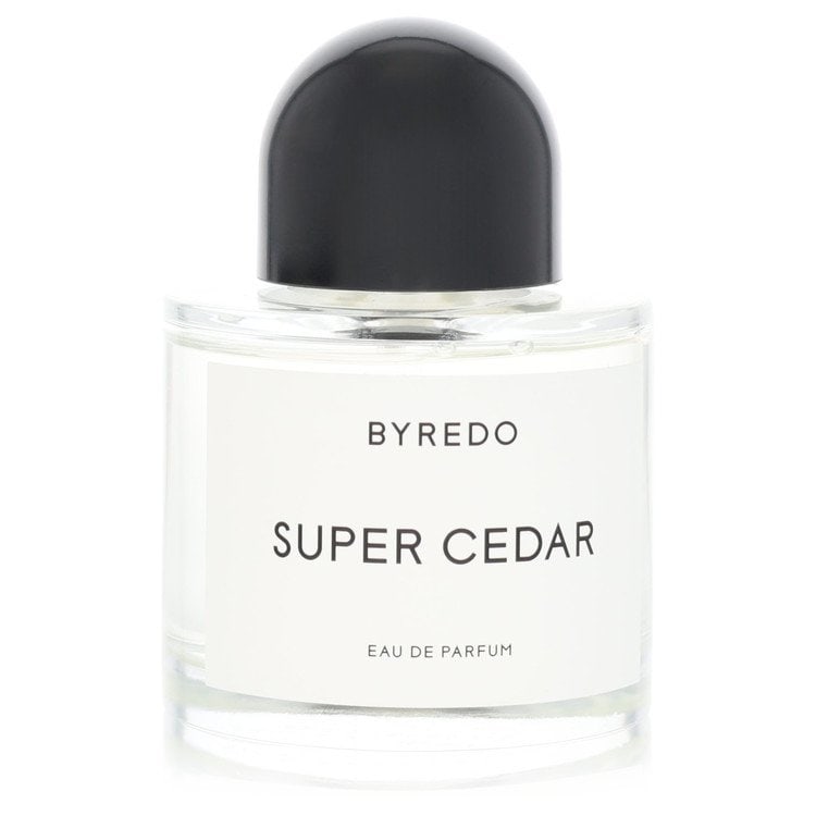 Byredo Super Cedar Eau de Parfum Spray - Tester: Byredo Super Cedar Eau de Parfum Spray - Tester Indulge in the woody, oriental scent of Byredo's Super Cedar Eau de Parfum Spray, a tester size perfect for trying before committing to a full-bottle pu
