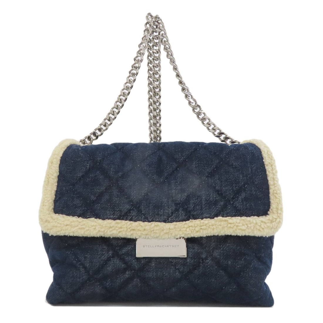 Denim Stella McCartney ChainShoulder 2WAY Shoulder Bag: Denim Stella McCartney ChainShoulder 2WAY Shoulder Bag The Denim Stella McCartney ChainShoulder 2WAY Shoulder Bag is a stylish and versatile accessory that combines high-end fashion with a laid-back v