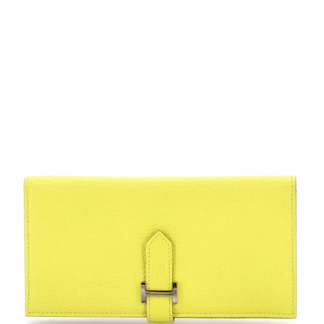 Long Hermes Bearn Wallet Chevre Mysore: Long Hermes Bearn Wallet Chevre Mysore The iconic Bearn Wallet Chevre Mysore from Herm?s is a masterclass in understated elegance, boasting a sunny yellow exterior and rich interior that exudes sophis