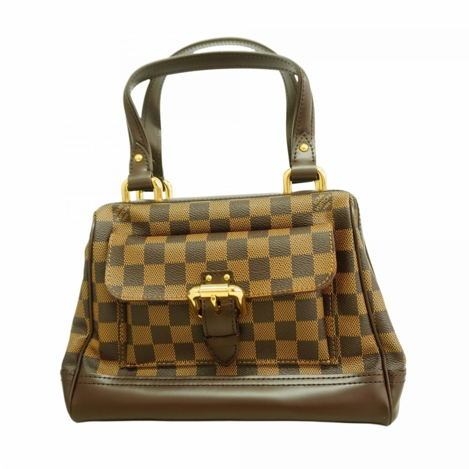 Handbag Louis Vuitton: Handbag Louis Vuitton A pre-owned Louis Vuitton handbag in Ebene, offering a timeless and sophisticated touch to any outfit. With its classic design and durable construction, this bag has been well-lo