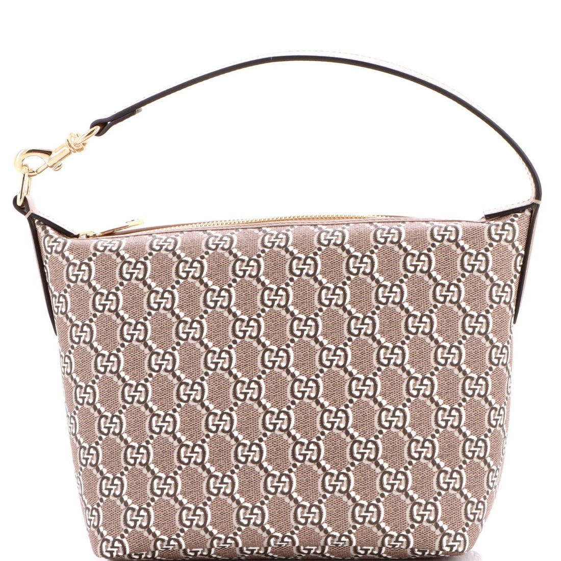 Gucci Ophidia Zip Shoulder Bag in Shadow Coated Canvas - Mini: Gucci Ophidia Zip Shoulder Bag in Shadow Coated Canvas - Mini The Gucci Ophidia Zip Shoulder Bag in Shadow Coated Canvas is a stylish and versatile mini bag that exudes luxury. With its iconic zip clo