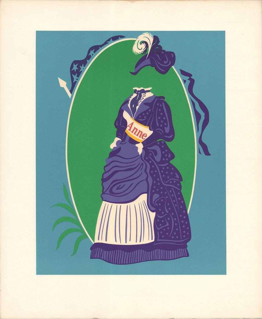 Robert Indiana Anne (23.5" x 19.5") Lithograph, 1977 Pop Art: Robert Indiana Anne (23.5" x 19.5") Lithograph, 1977 Pop Art Robert Indiana's iconic lithograph, Anne, is a stunning representation of Pop Art elegance. Created in 1977, this 23.5" x 19.5" masterpiece