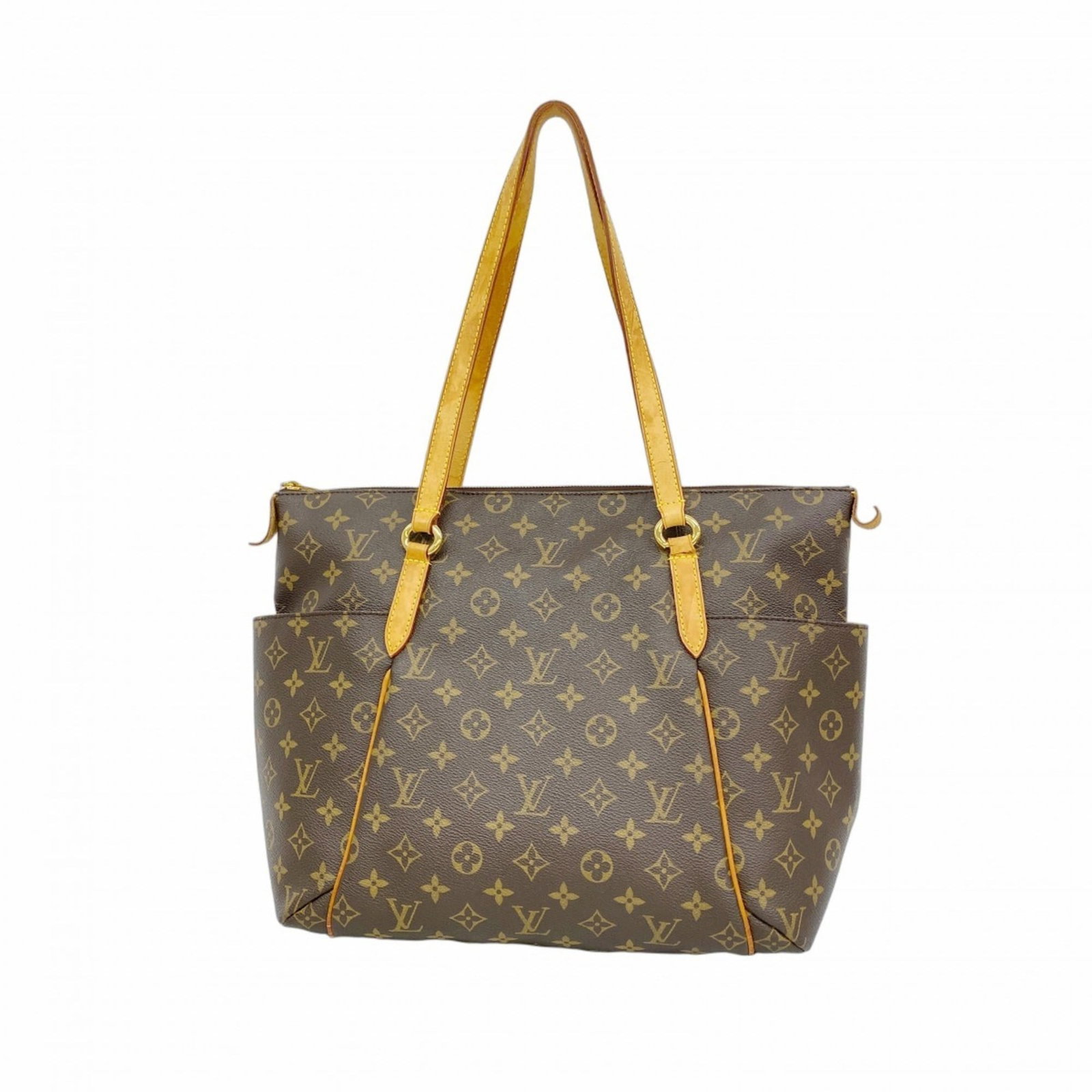 Bag Louis Vuitton Tote: Bag Louis Vuitton Tote A timeless and iconic brown Louis Vuitton tote, perfect for everyday use, boasts the signature monogram pattern and durable design that has made this style a classic choice amon