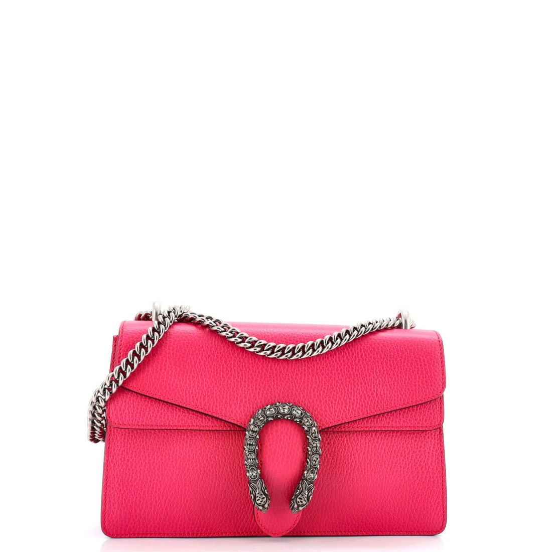 Gucci Dionysus Small Leather Bag: Gucci Dionysus Small Leather Bag The Gucci Dionysus Small Leather Bag is a stylish and sophisticated accessory that exudes luxury. With its neutral exterior giving way to a bold pink hue, this small s