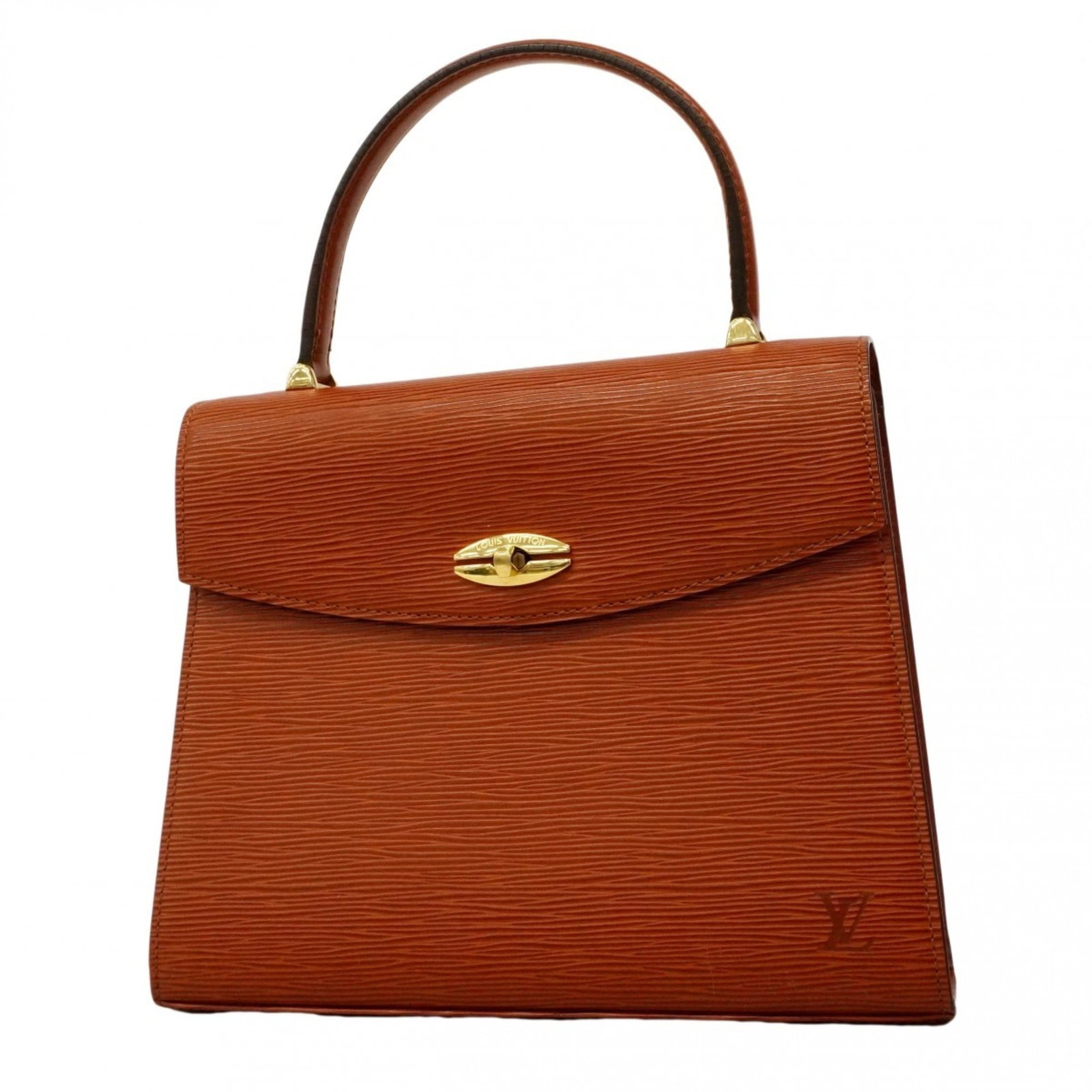 Handbag Louis Vuitton: Handbag Louis Vuitton A pre-owned Louis Vuitton handbag in stunning Kenyan Brown, boasting the iconic monogram pattern and timeless design that exudes luxury and sophistication. With its classic 21cm