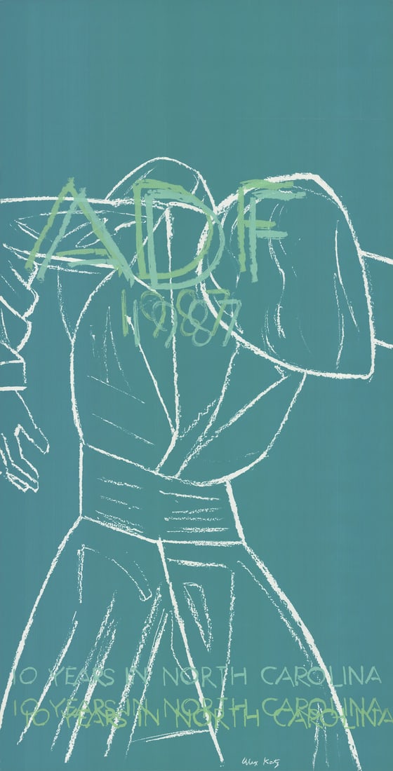 Alex Katz American Dance Festival 1987 (59.75" x 30.5") Serigraph, Pop Art, 1987: Alex Katz American Dance Festival 1987 (59.75" x 30.5") Serigraph, Pop Art, 1987 Experience the vibrant energy of Alex Katz's iconic 1987 serigraph, American Dance Festival, which captures the dynamic