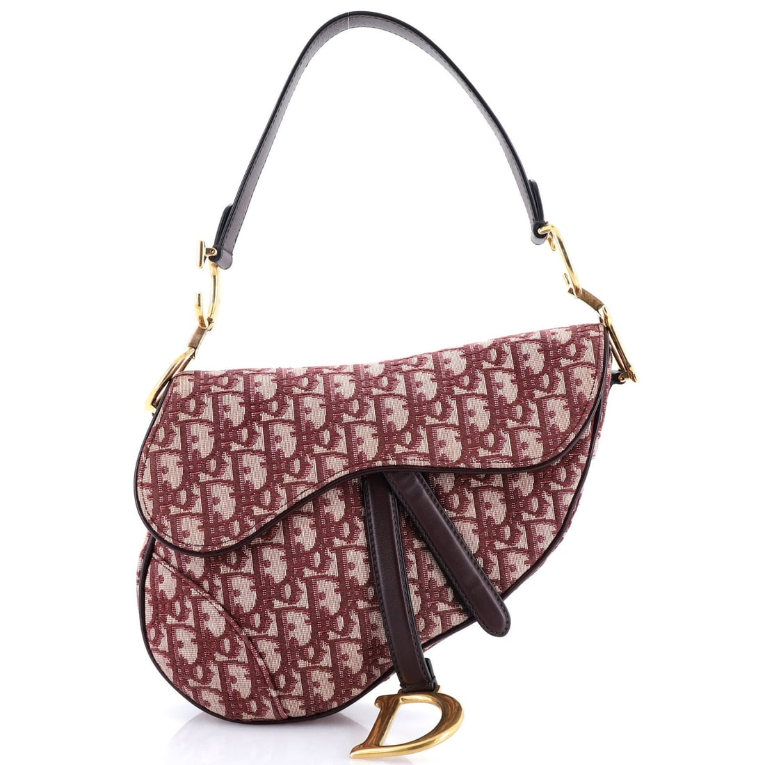 Christian Dior Saddle Handbag - Medium (Oblique Canvas) (1 of 7)