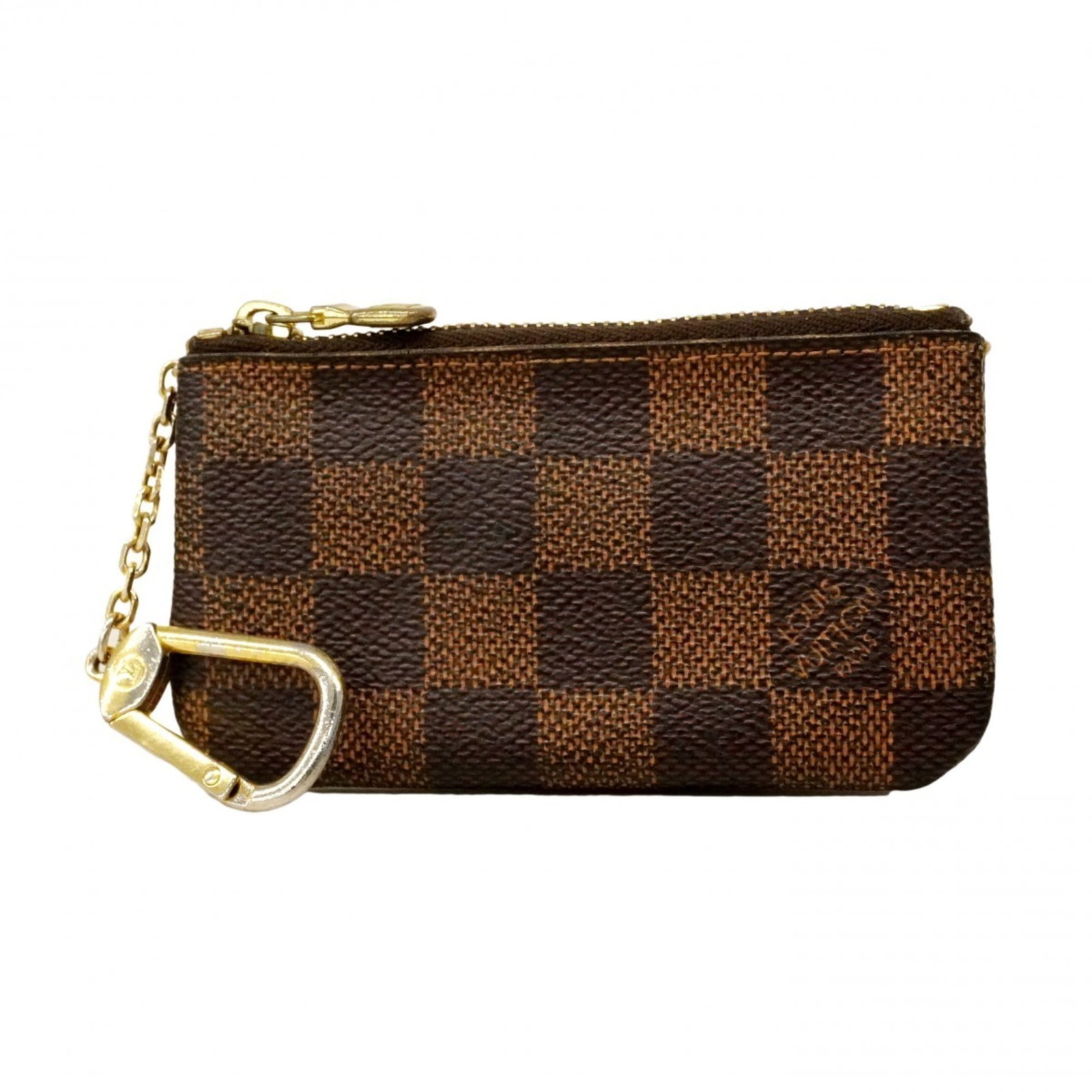 Louis Vuitton Coin Purse: Louis Vuitton Coin Purse A stylish and versatile Louis Vuitton coin purse, perfect for adding a touch of luxury to your daily essentials. With its iconic Ebene monogram pattern and compact 6cm size, t