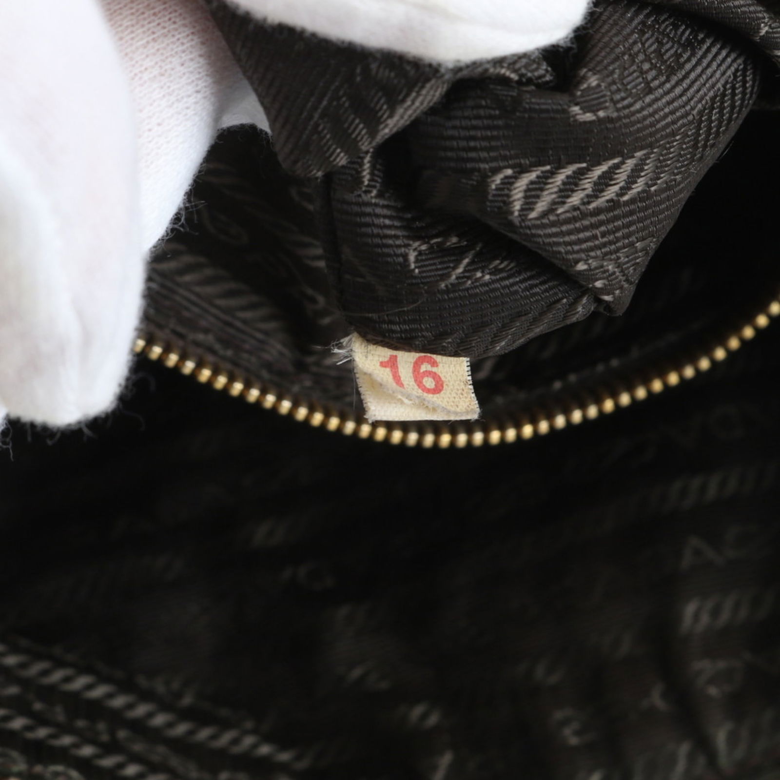 Prada Nylon and Leather Shoulder Bag - 12