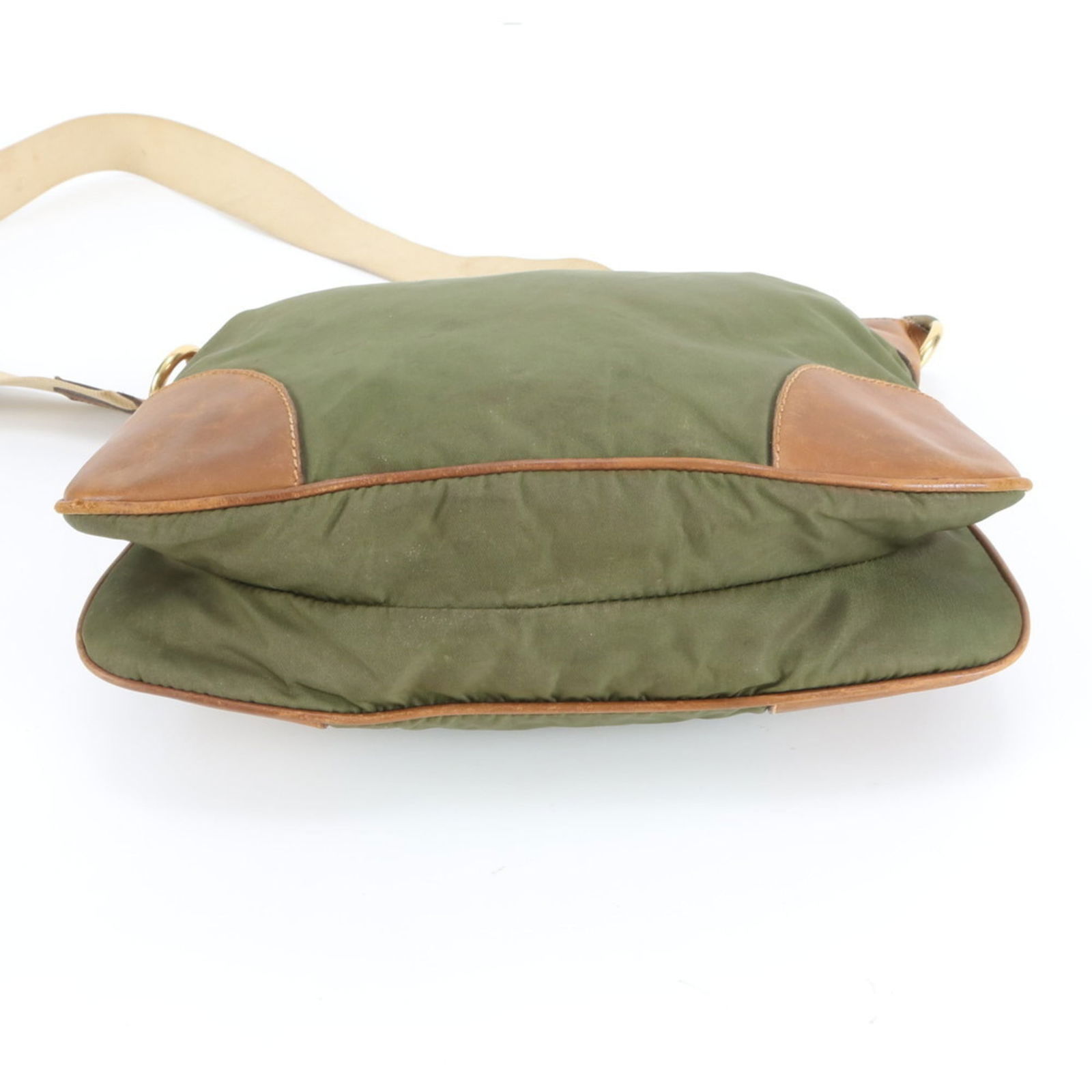 Prada Nylon and Leather Shoulder Bag - 6