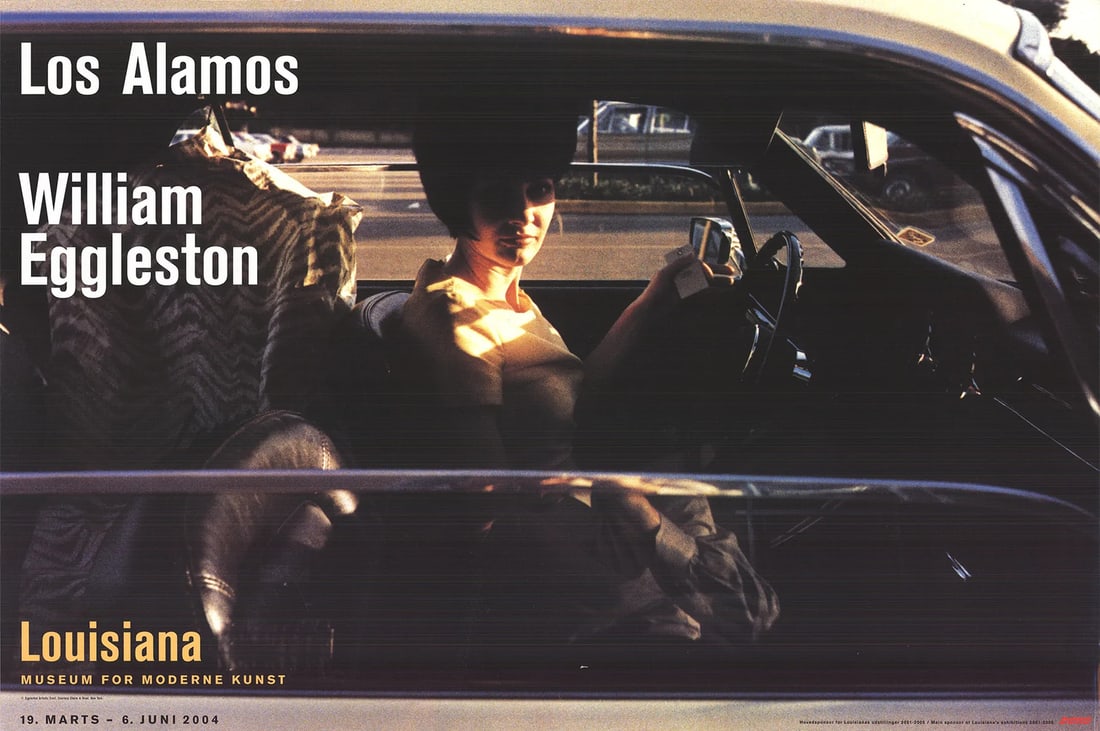 William Eggleston Los Alamos 23.5" x 35.5" Poster 2014: William Eggleston Los Alamos 23.5" x 35.5" Poster 2014 A stunning offset lithograph poster by renowned American photographer William Eggleston, capturing the essence of Los Alamos in 2014. Printed on