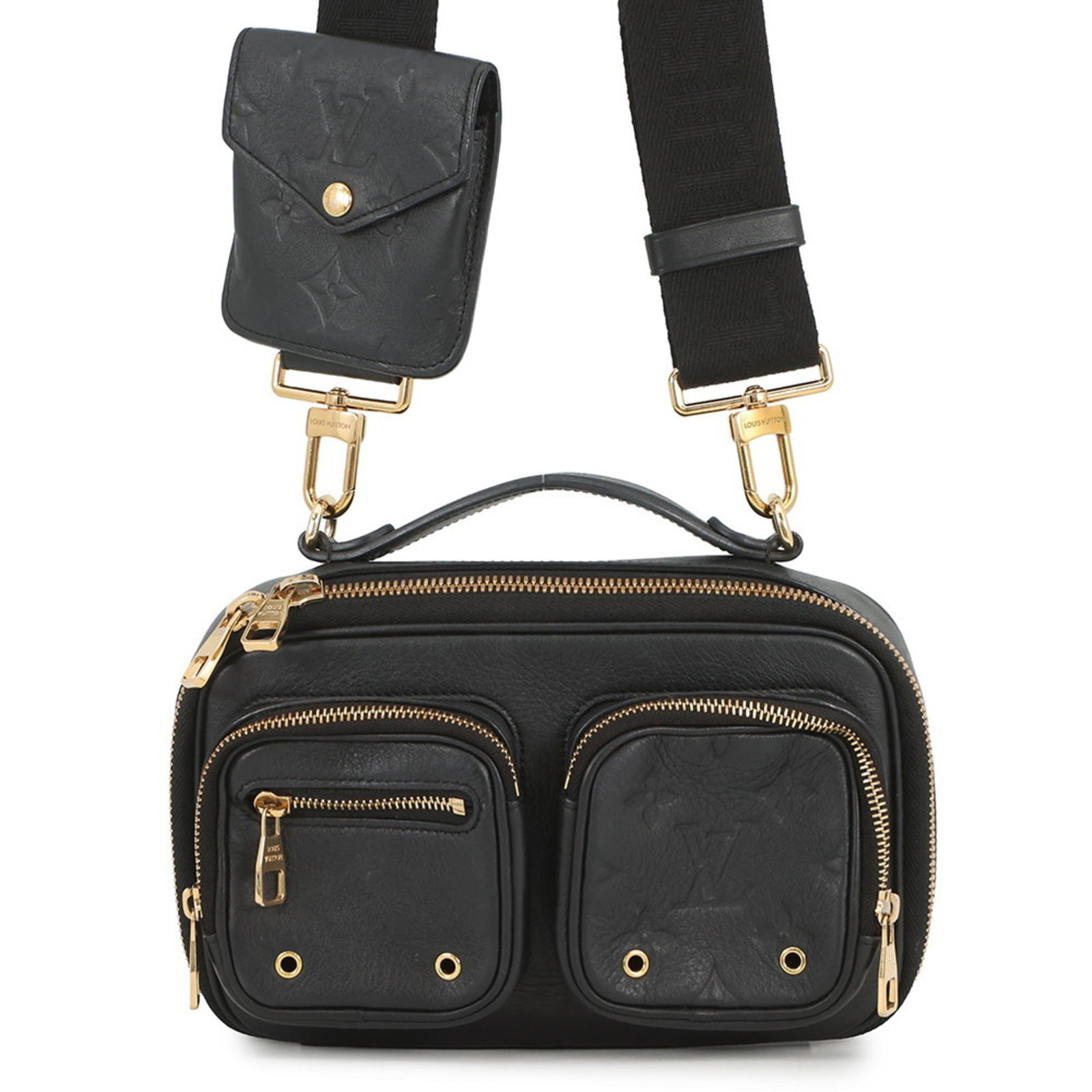 Louis Vuitton Monogram Leather Shoulder Bag: Louis Vuitton Monogram Leather Shoulder Bag Experience the timeless elegance of Louis Vuitton with this stunning Monogram Leather Shoulder Bag, crafted from rich calf leather and adorned with iconic m