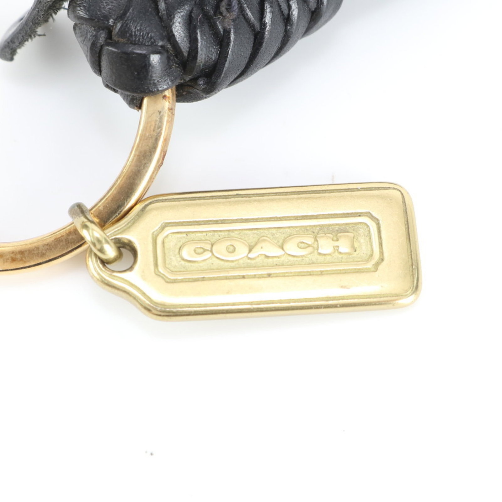 Coach Leather Keyring - 4
