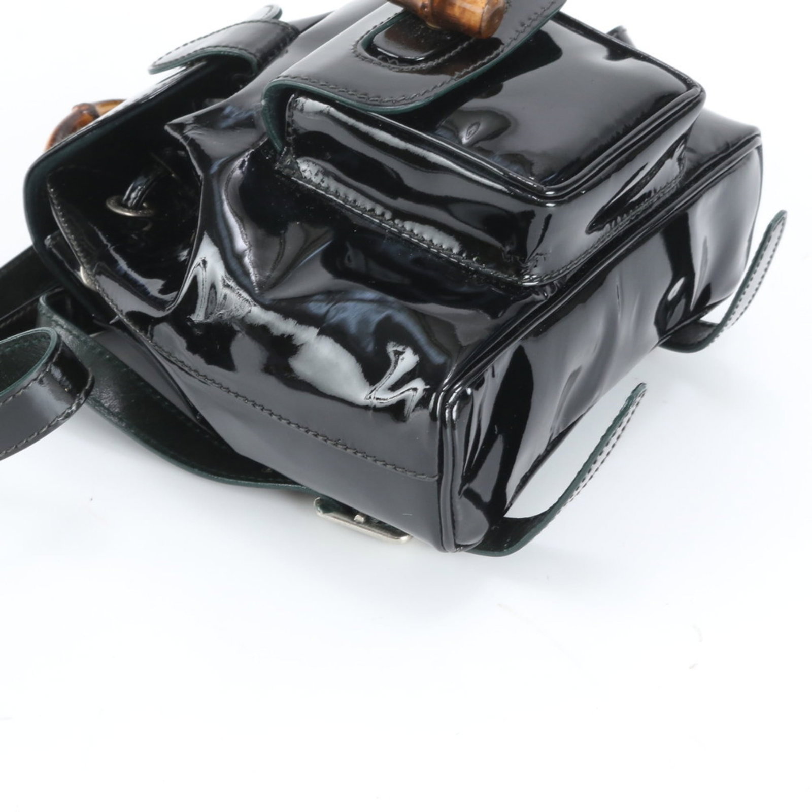 Gucci Leather Shoulder Backpack - 4