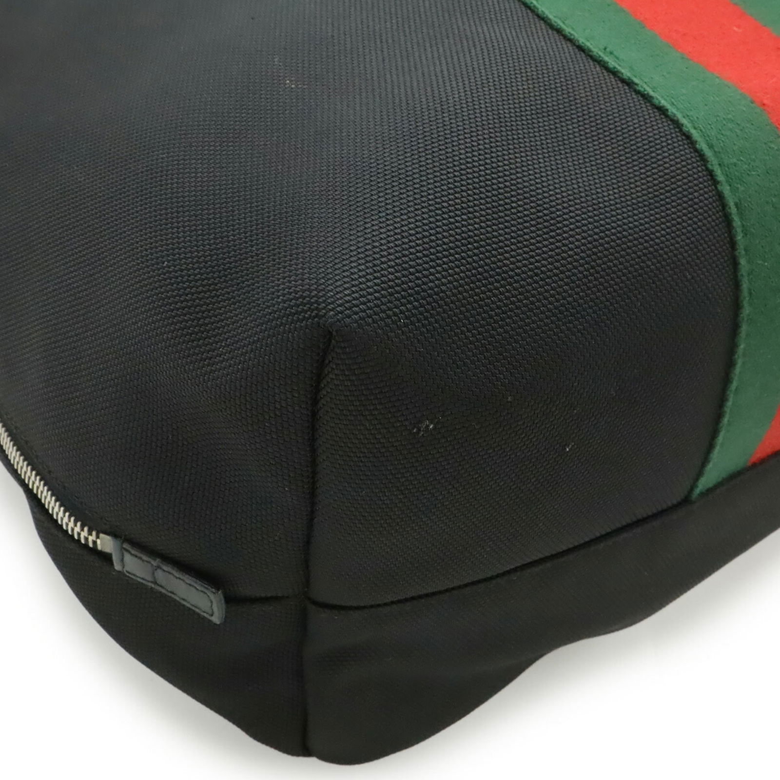 Gucci Canvas Backpack with Leather - 4