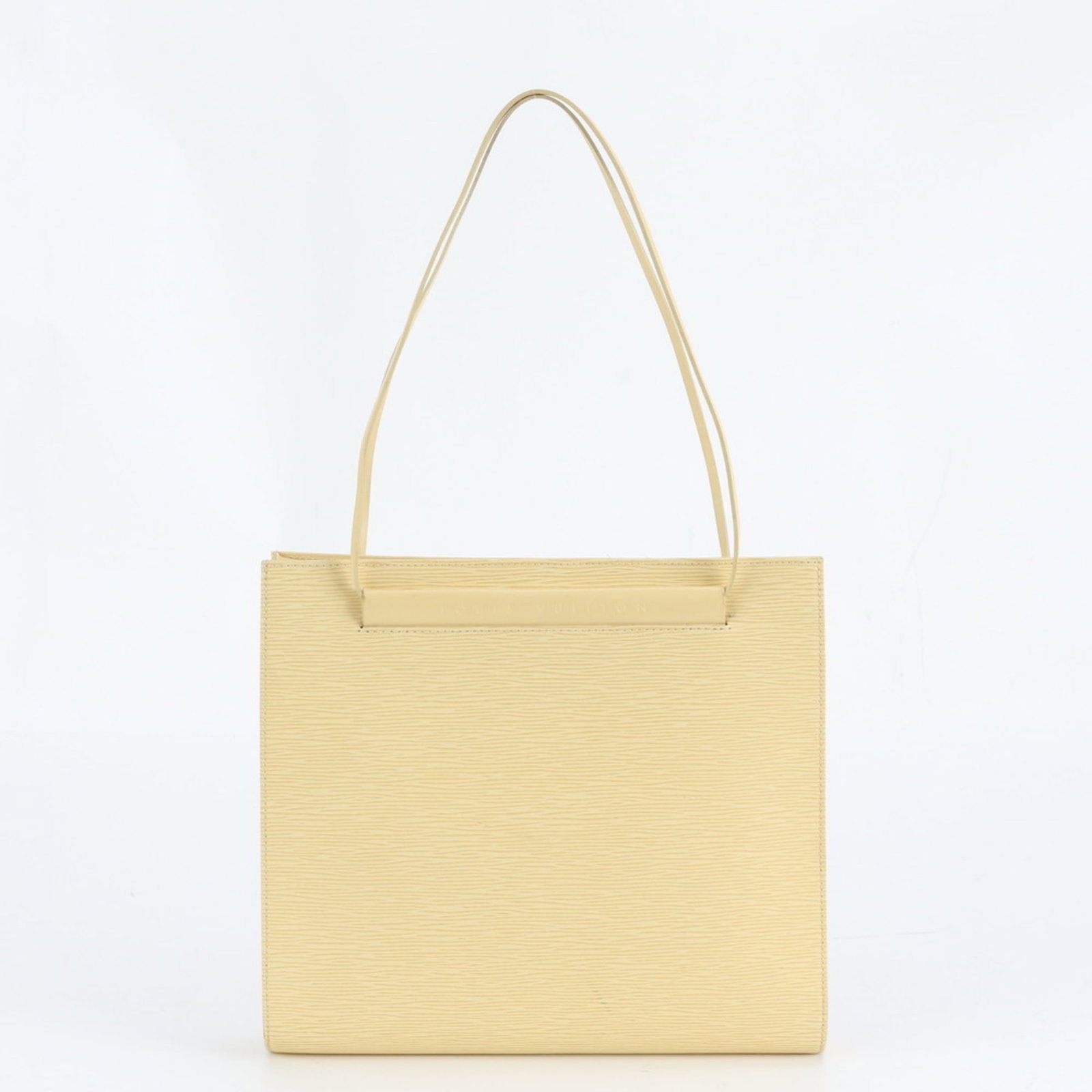 Louis Vuitton Leather Shoulder Bag: Louis Vuitton Leather Shoulder Bag A timeless and sophisticated accessory, this Louis Vuitton leather shoulder bag boasts the iconic monogram pattern and premium quality craftsmanship that has made LV