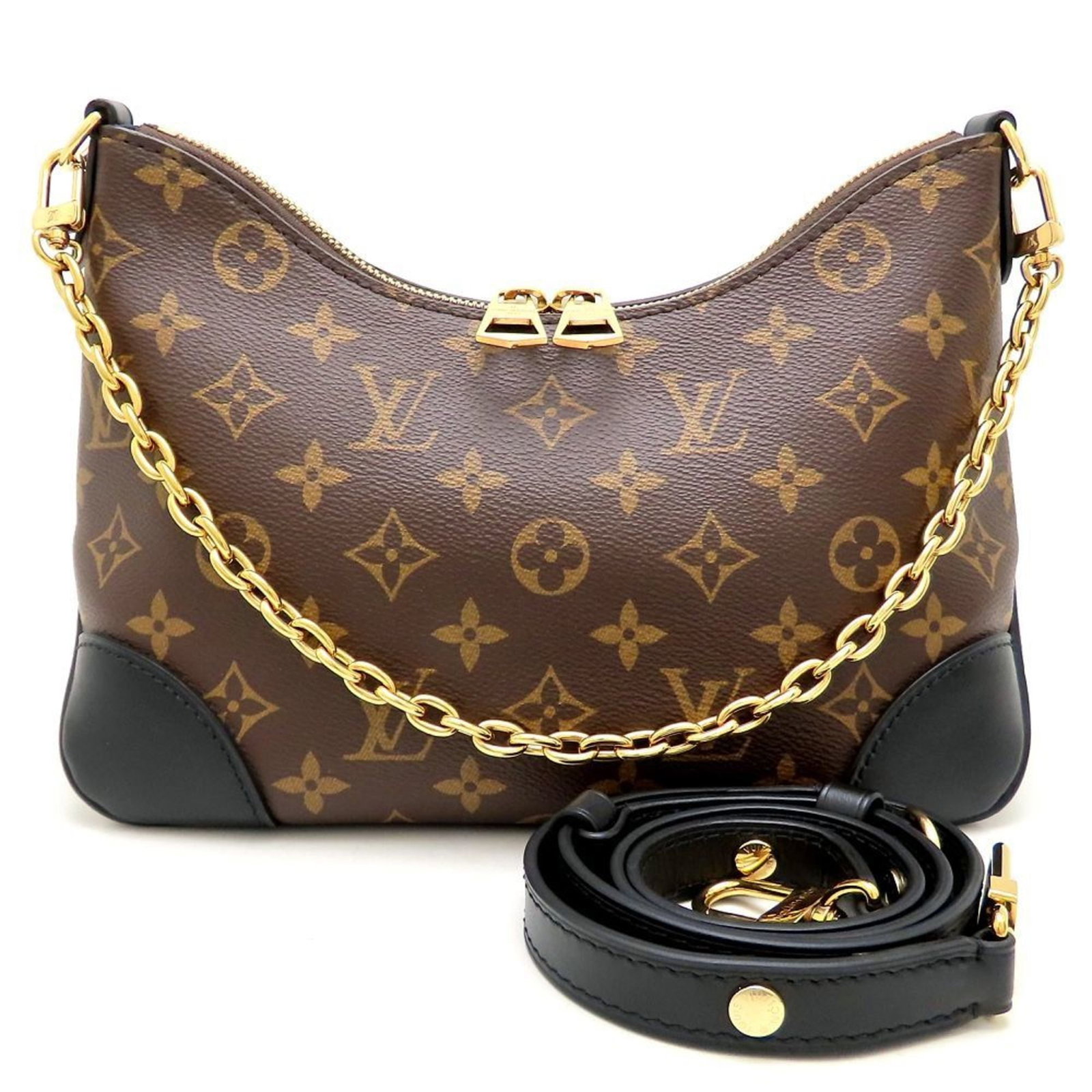 Louis Vuitton Monogram Canvas Shoulder Bag: Louis Vuitton Monogram Canvas Shoulder Bag Experience the timeless elegance of Louis Vuitton with this iconic Monogram Canvas Shoulder Bag. Crafted from high-quality monogram canvas, this stylish shou