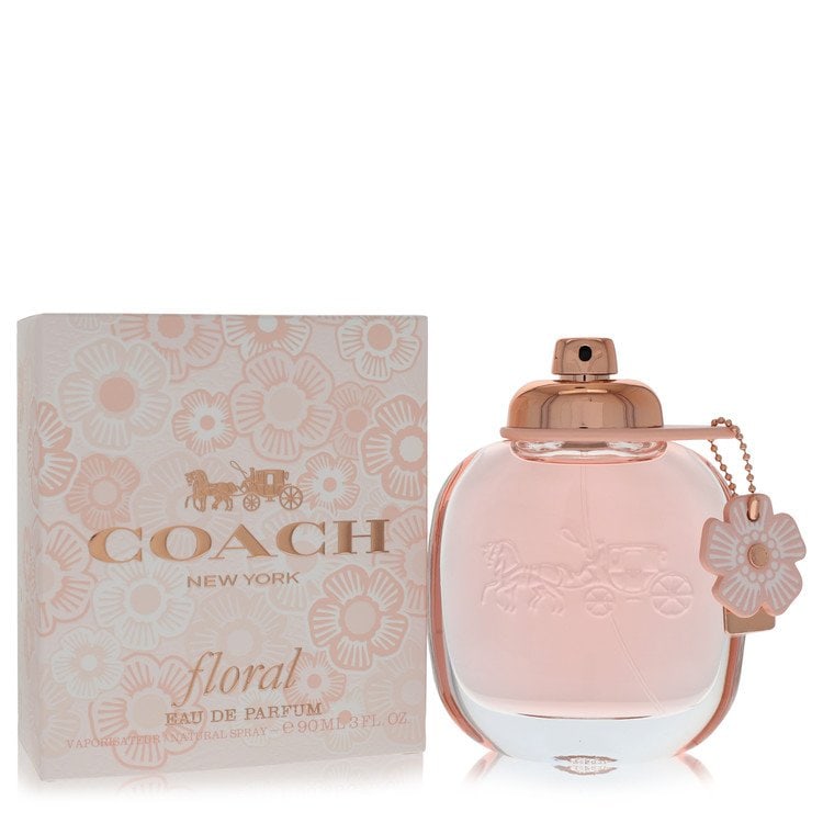 Coach Floral Eau de Parfum Spray: Coach Floral Eau de Parfum Spray Experience the timeless elegance of Coach with their iconic Floral Eau de Parfum Spray, a sophisticated scent for women that combines fresh floral notes with a subtle