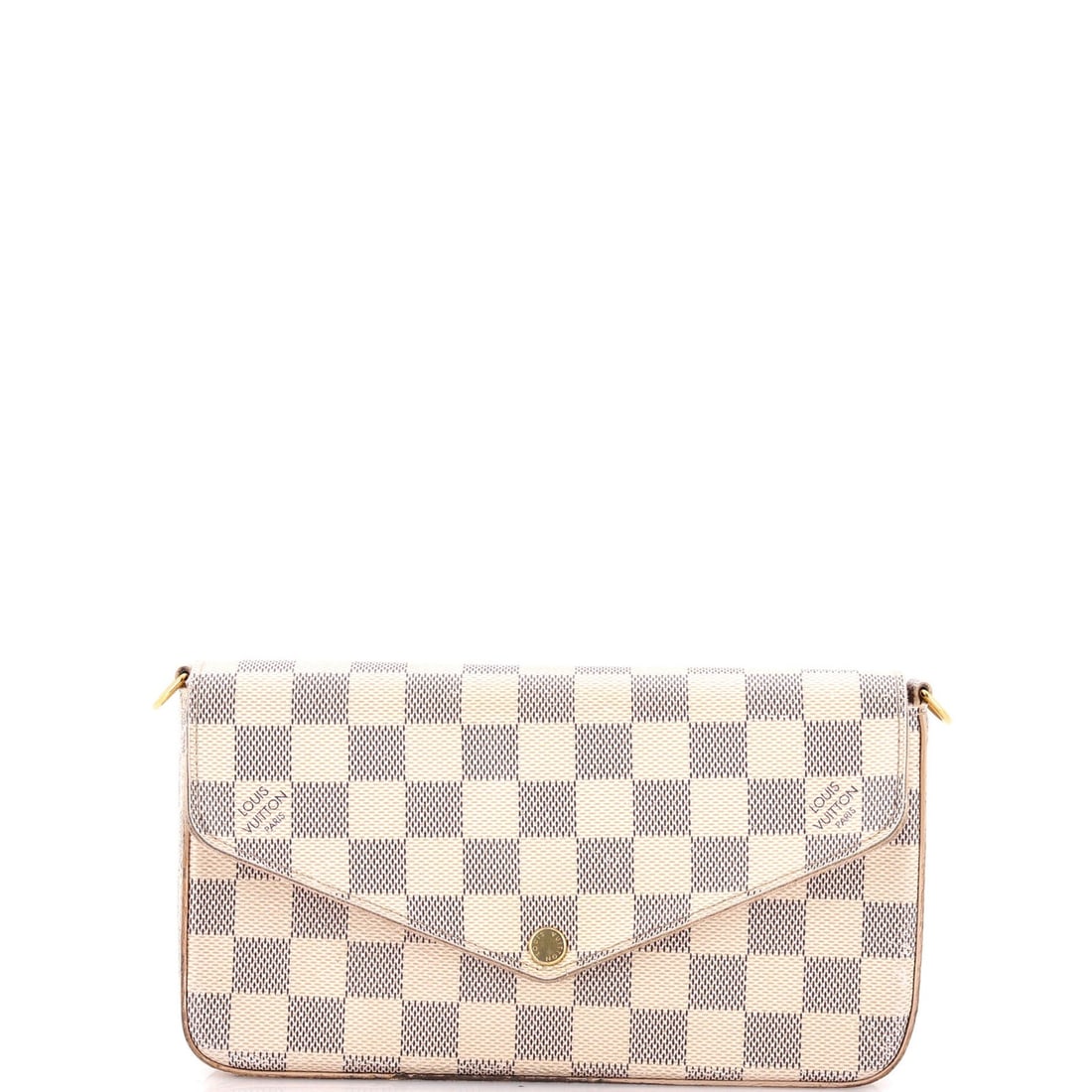 Canvas Louis Vuitton Felicie Pochette Monogram: Canvas Louis Vuitton Felicie Pochette Monogram A rare opportunity to own a pre-owned Louis Vuitton Felicie Pochette Monogram, this canvas cross body bag boasts the iconic monogram pattern and elegant